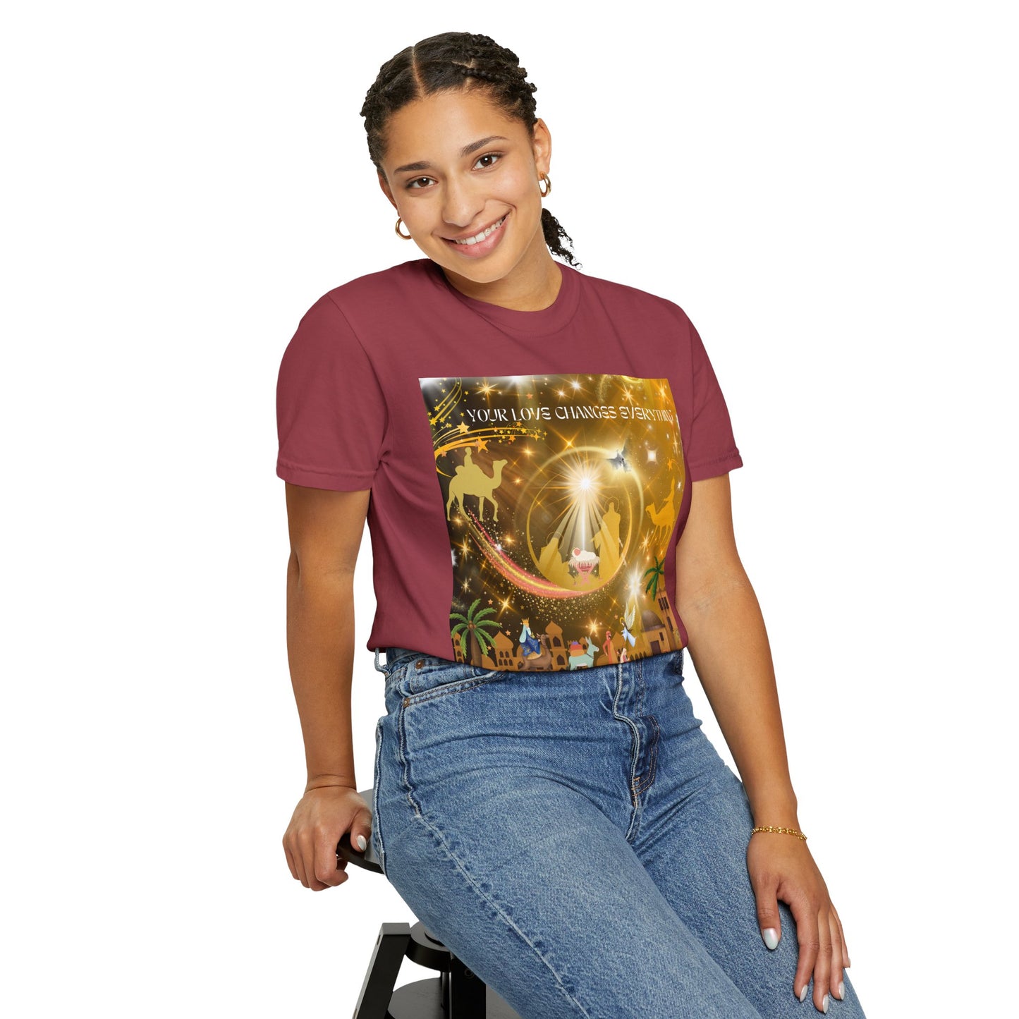 Your Love Changes Everything Unisex Garment-Dyed T-shirt