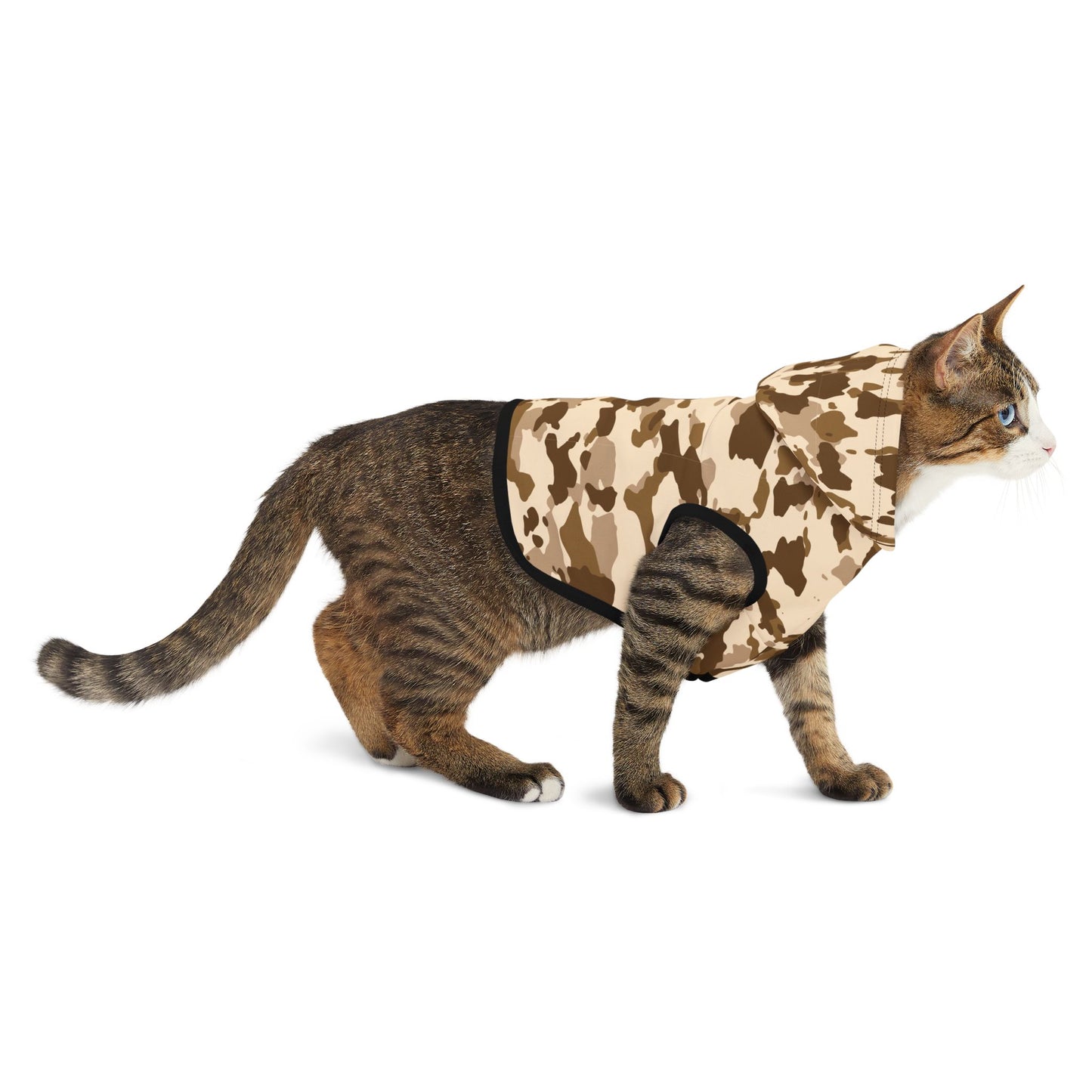 Pet Hoodie Camo Tan