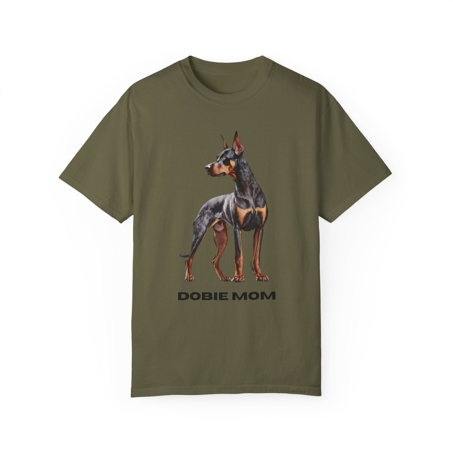 Dobie Mom Unisex Garment-Dyed T-shirt