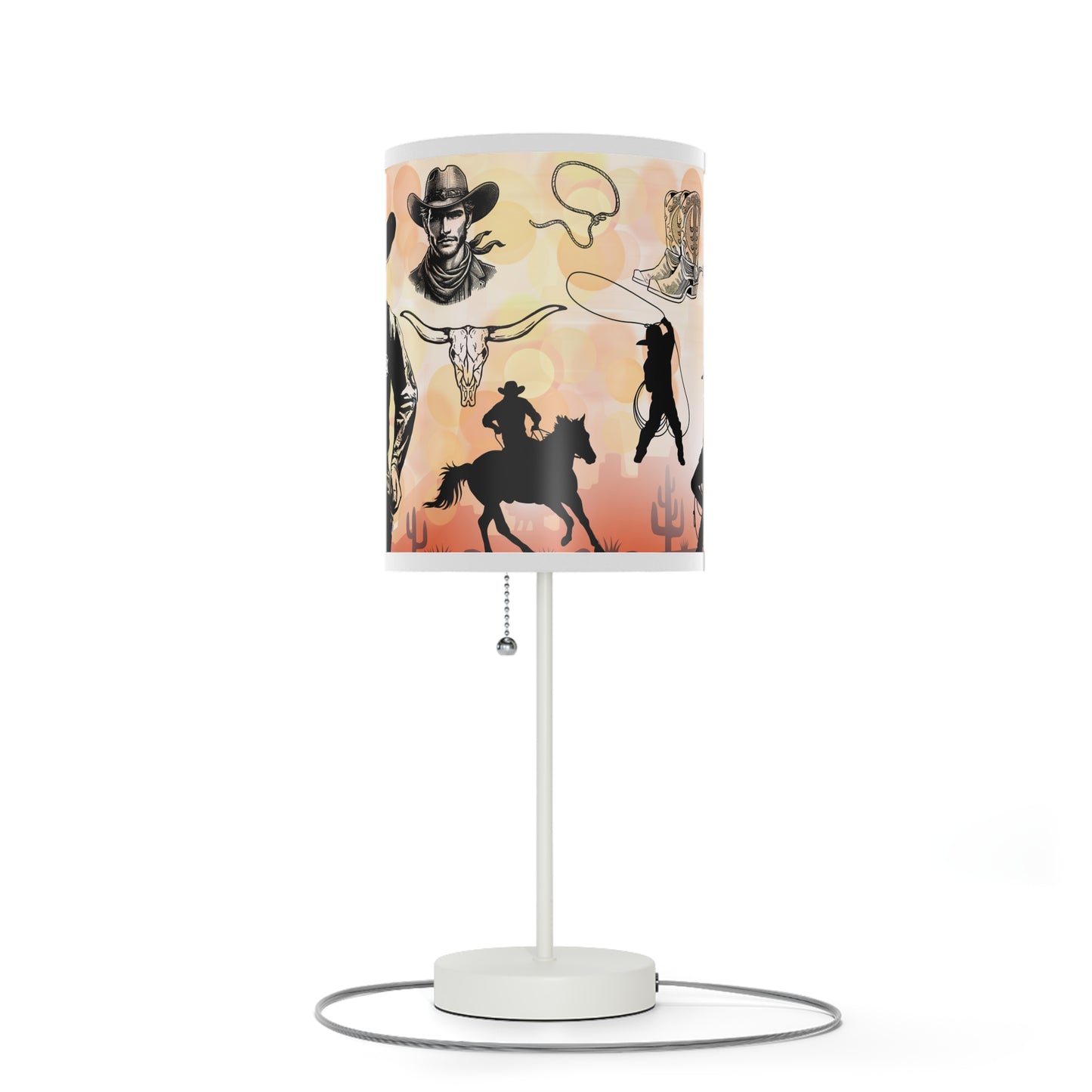 Cowboy Country Lamp on a Stand, US|CA plug