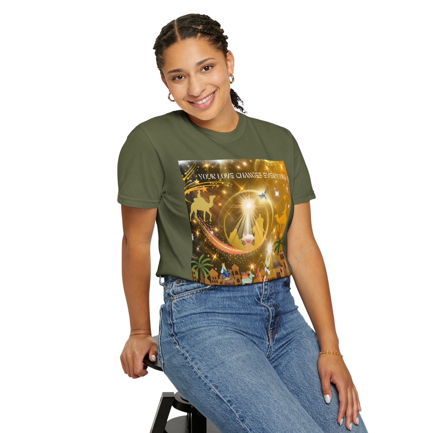 Your Love Changes Everything Unisex Garment-Dyed T-shirt