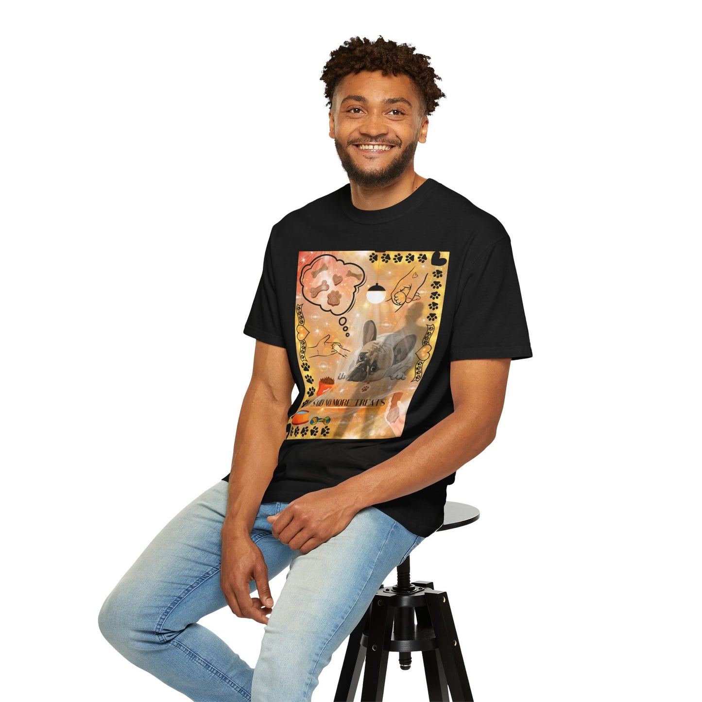 Daddy Said No More Treats Unisex Garment-Dyed T-shirt