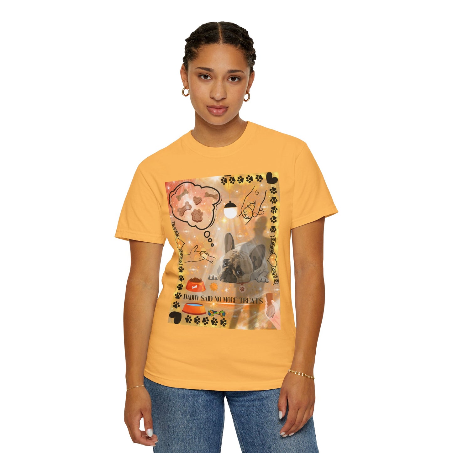 Daddy Said No More Treats Unisex Garment-Dyed T-shirt