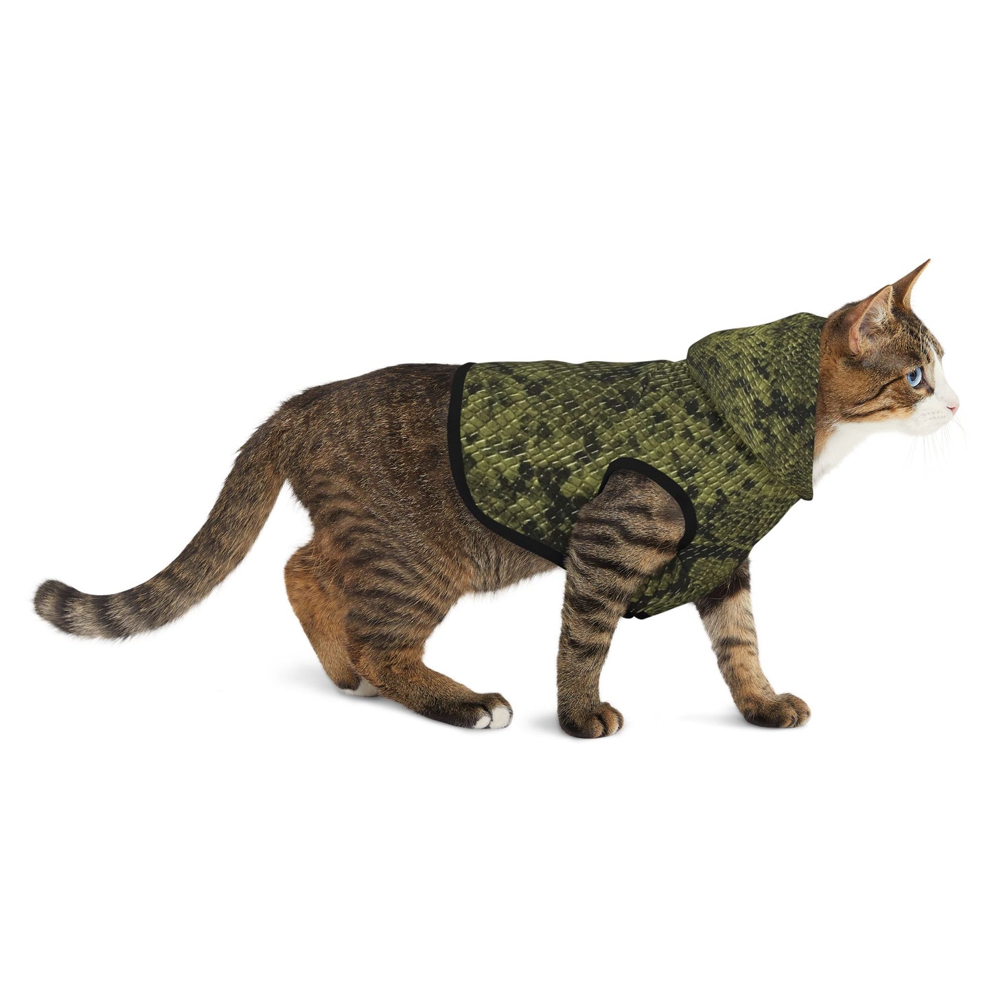 Pet Hoodie Python Green