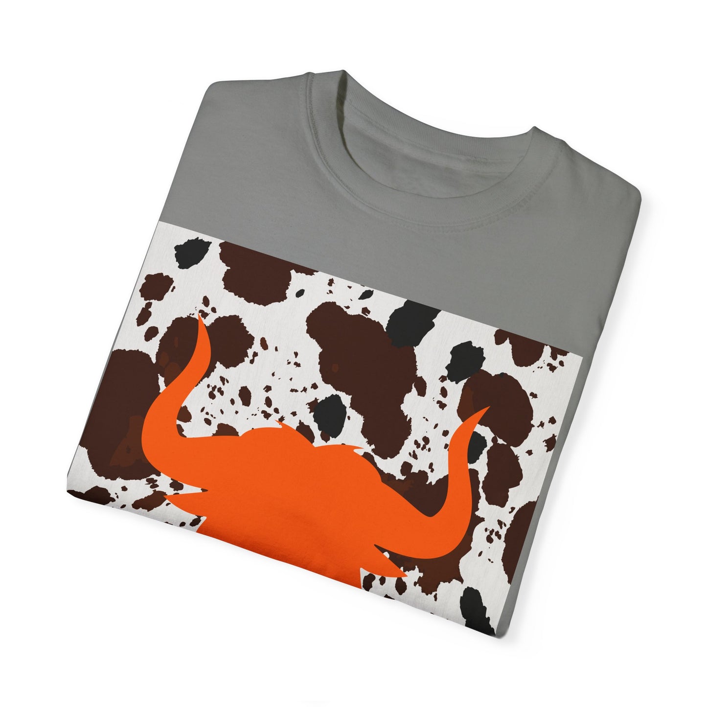 Cow 3 Unisex Garment-Dyed T-shirt