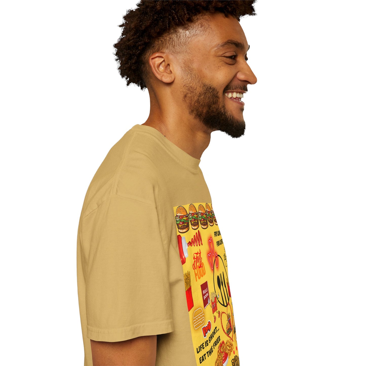 Eat The Fries Unisex Garment-Dyed T-shirt