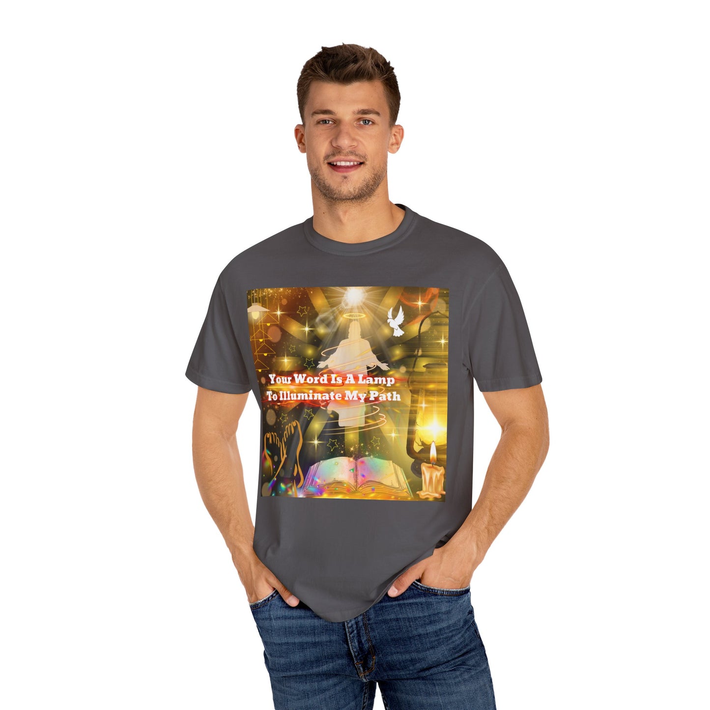 Your Word Unisex Garment-Dyed T-shirt
