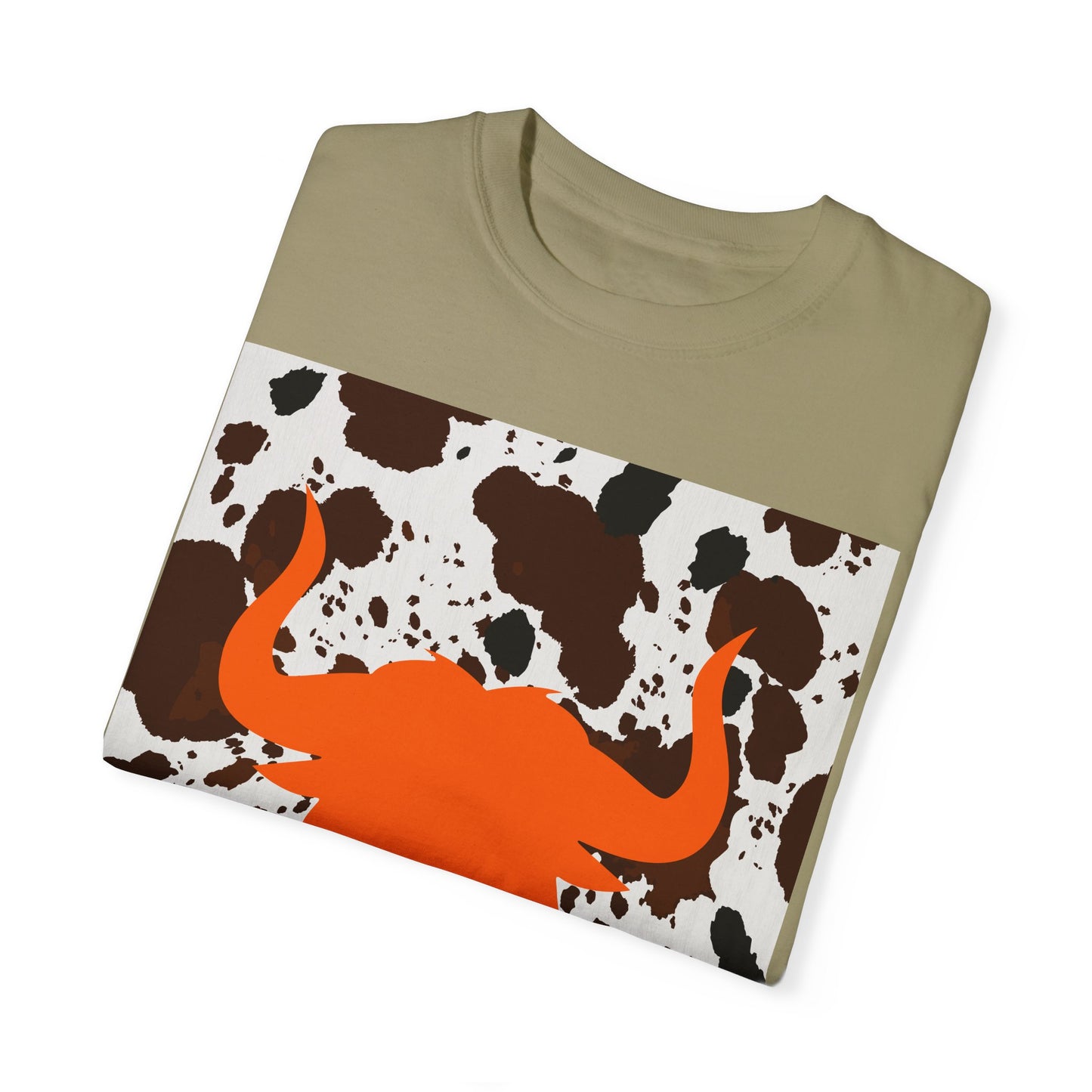 Cow 3 Unisex Garment-Dyed T-shirt