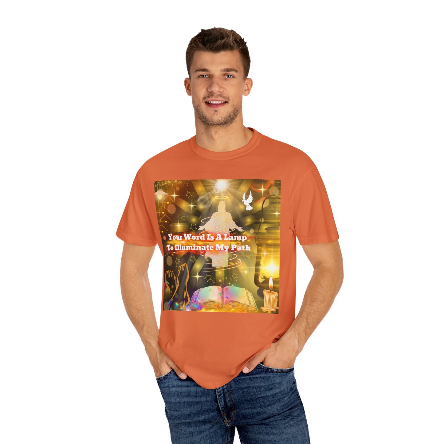 Your Word Unisex Garment-Dyed T-shirt