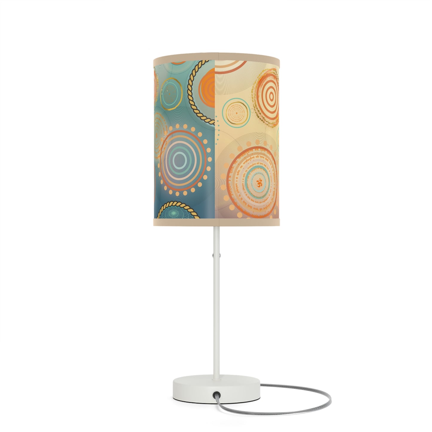 Tranquil Circles Lamp on a Stand, US|CA plug