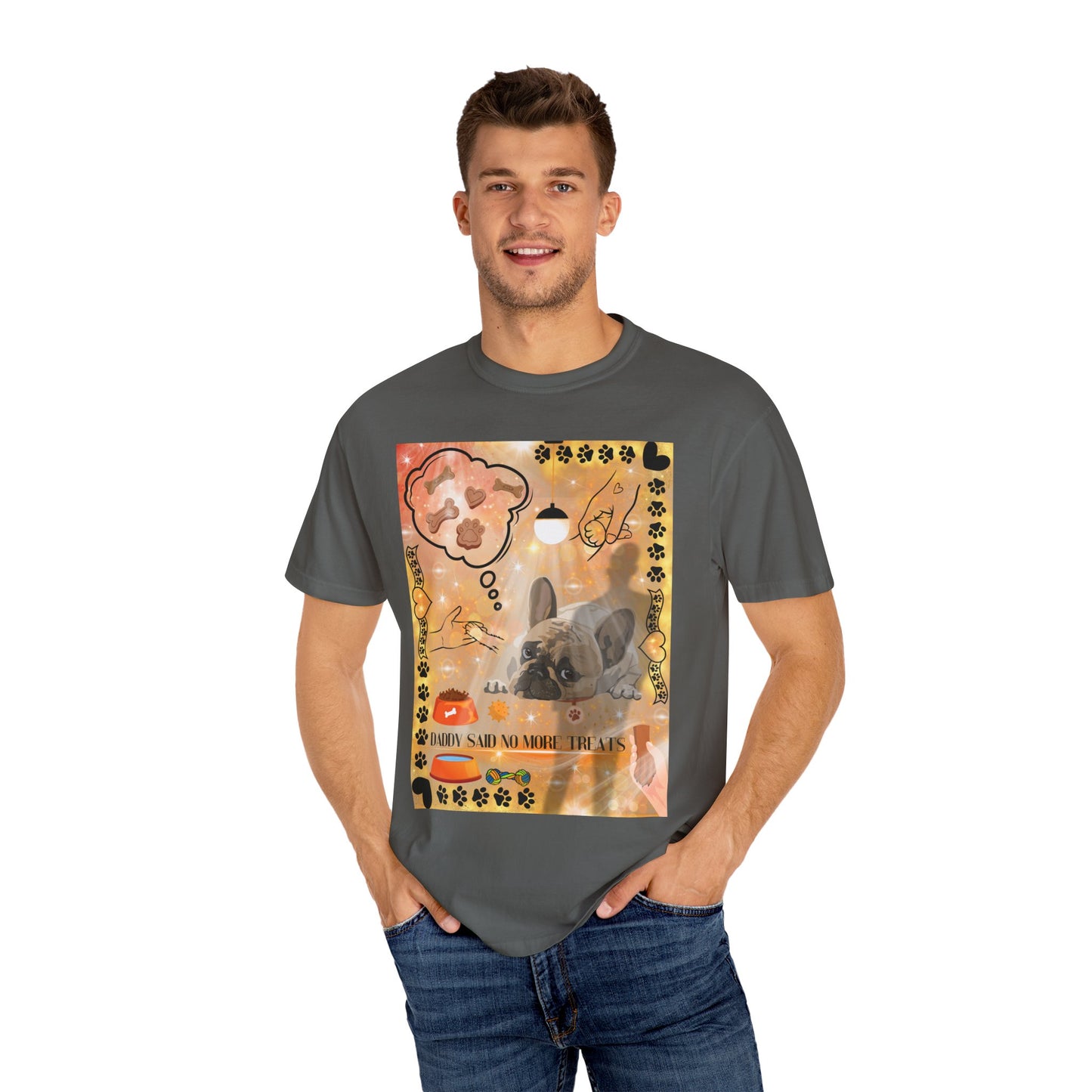 Daddy Said No More Treats Unisex Garment-Dyed T-shirt