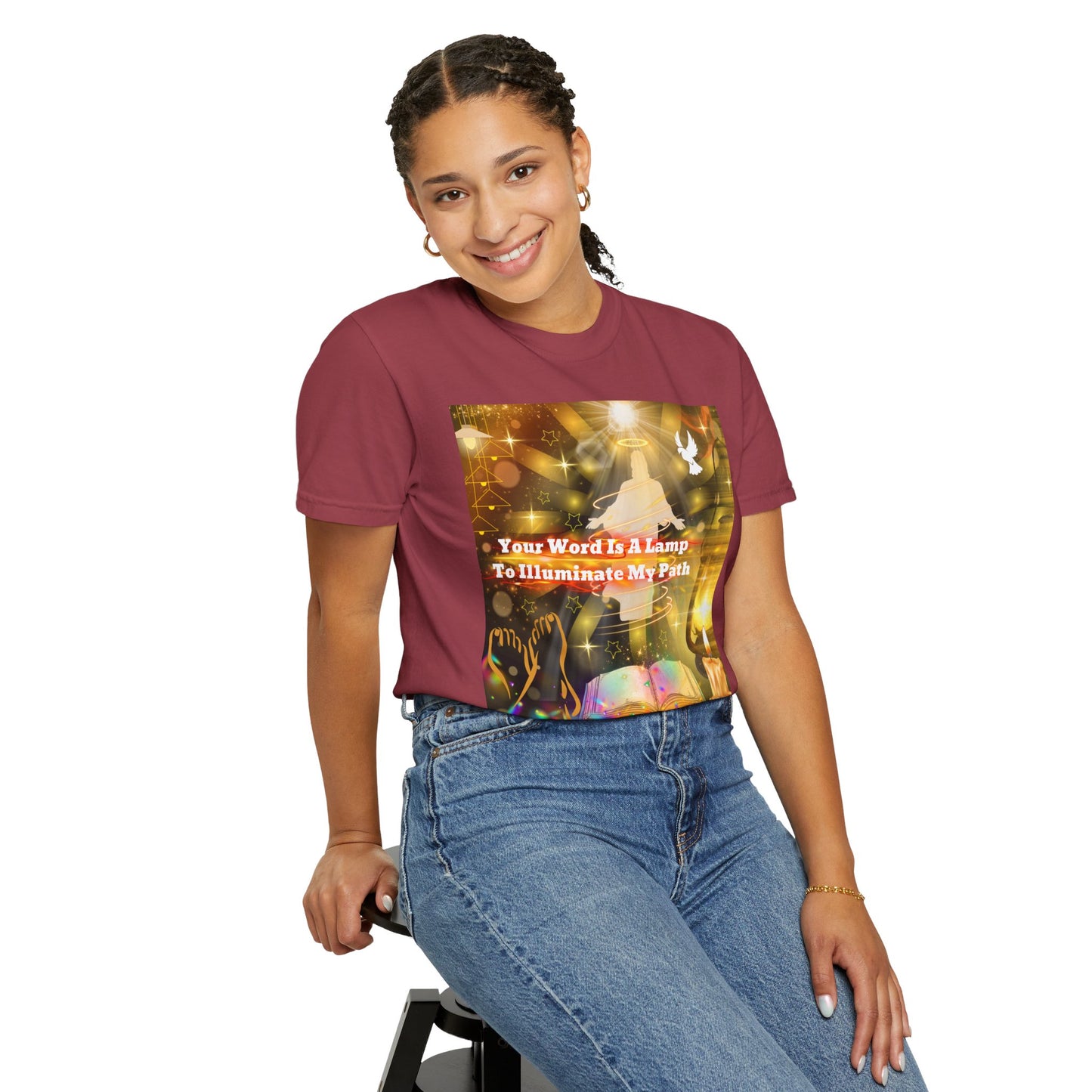 Your Word Unisex Garment-Dyed T-shirt