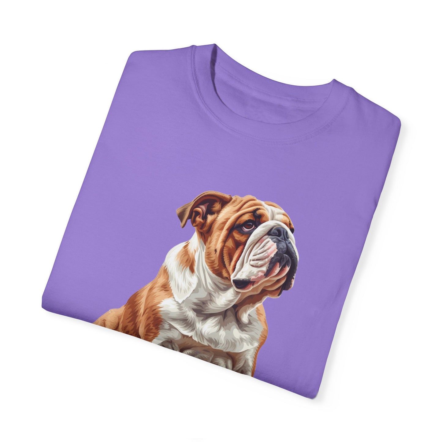 Bulldog Mom Unisex Garment-Dyed T-shirt