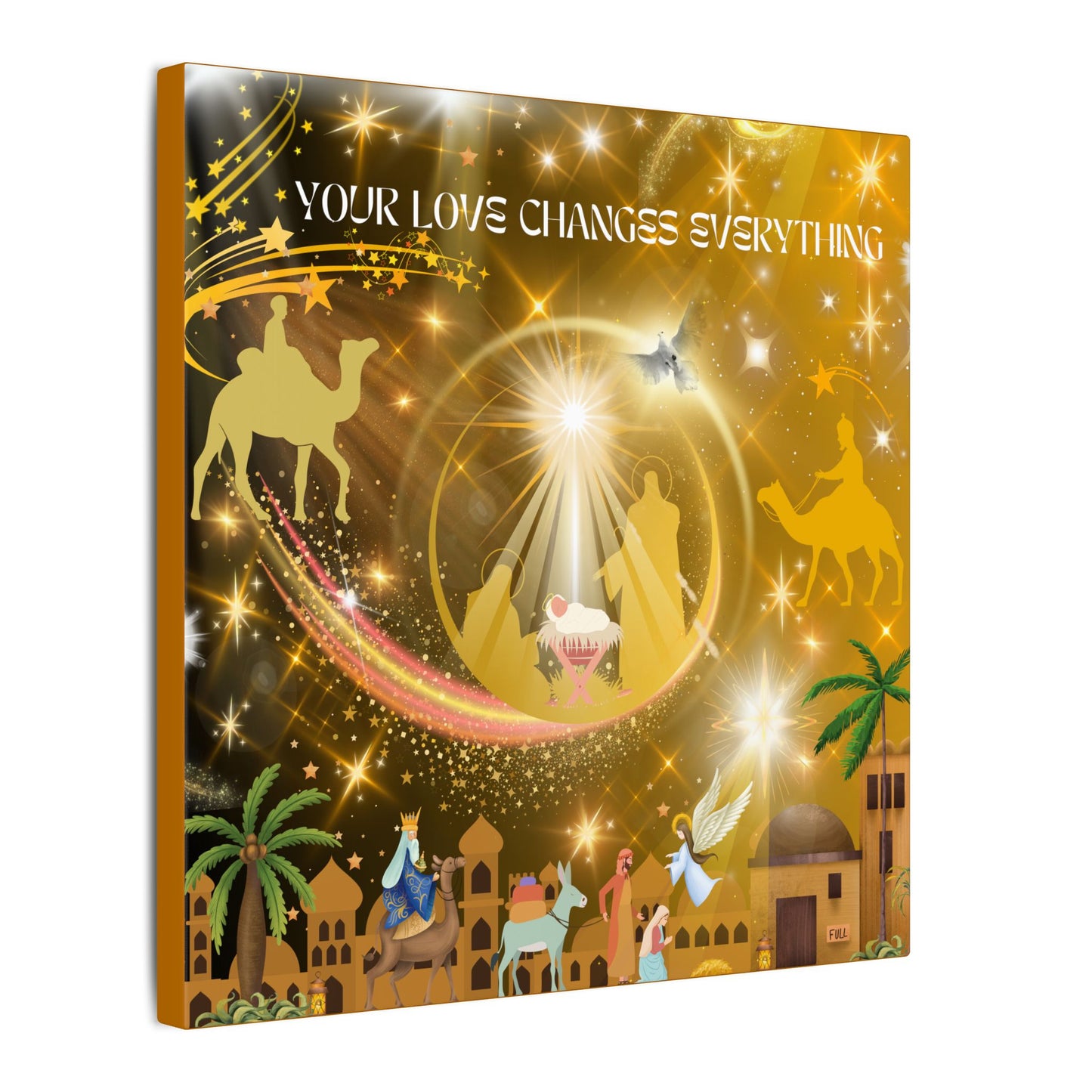 Your Love Changes Everything - Inspirational Decor, Home Wall Art, Faith-Based Gift, Christmas Art, Canvas Wall Art
