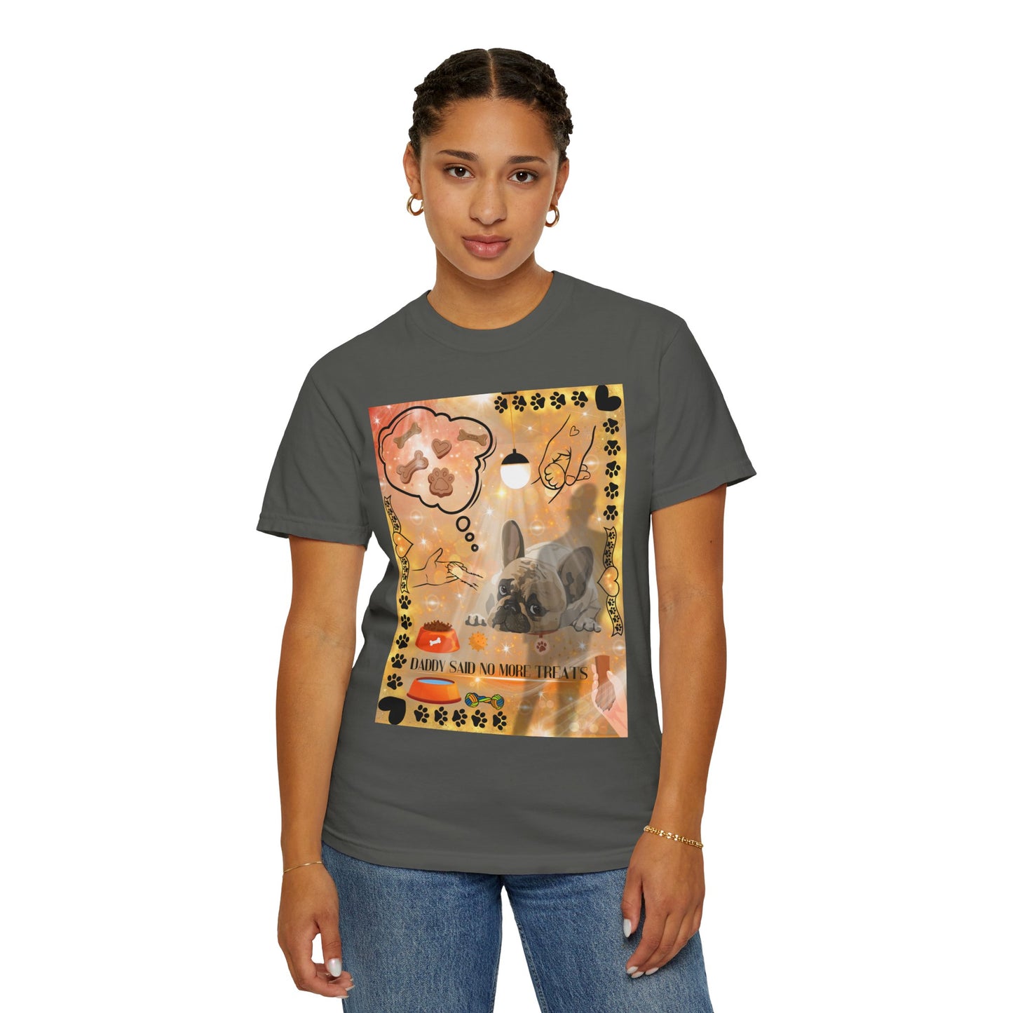 Daddy Said No More Treats Unisex Garment-Dyed T-shirt