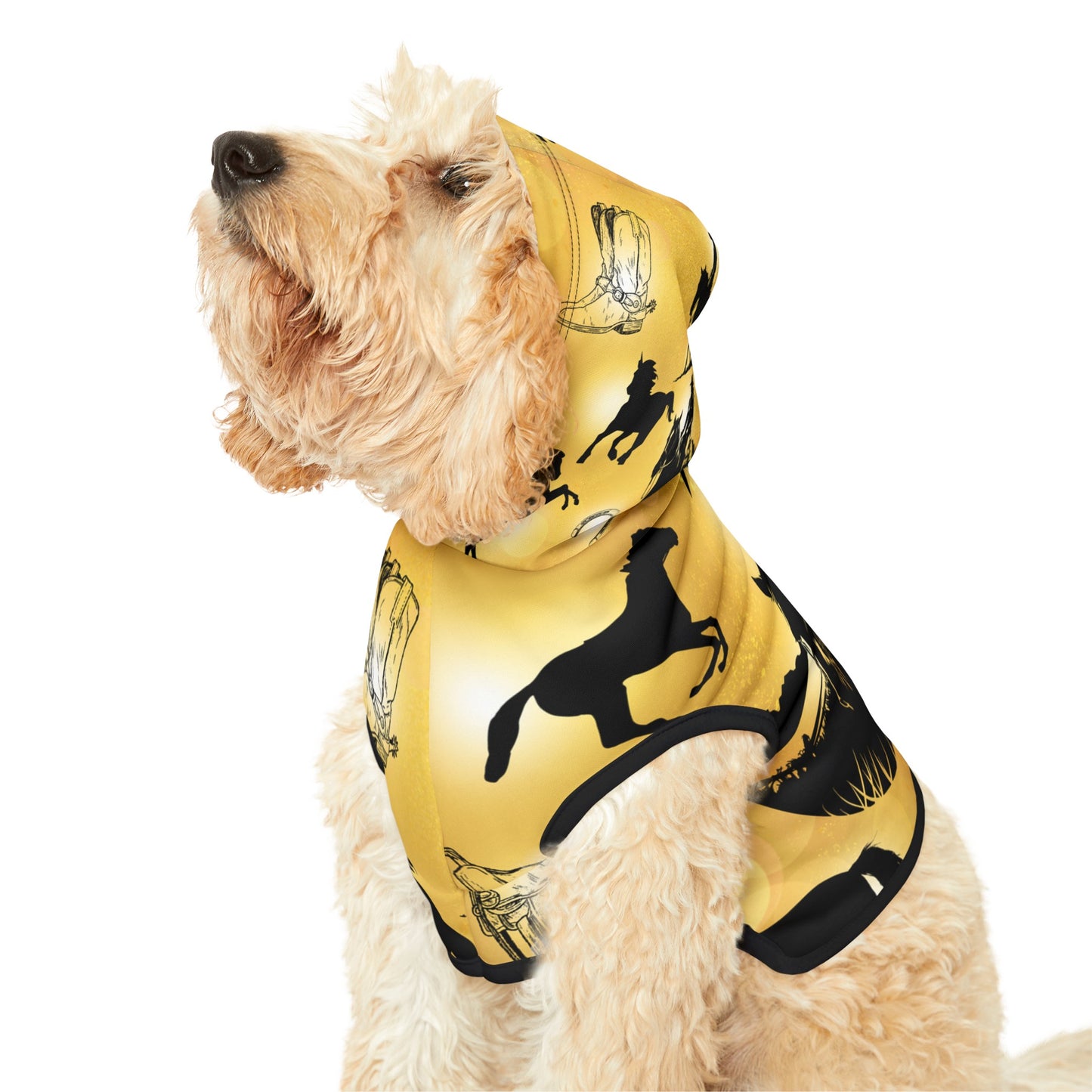 Pet Hoodie Cowgirl Country