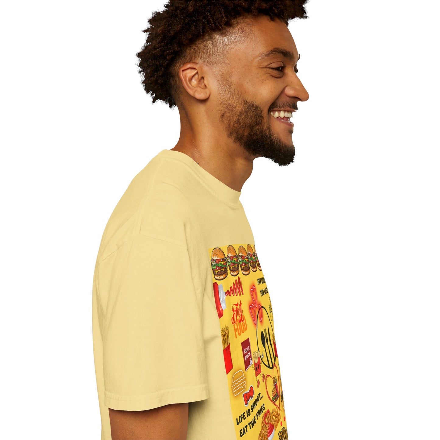 Eat The Fries Unisex Garment-Dyed T-shirt