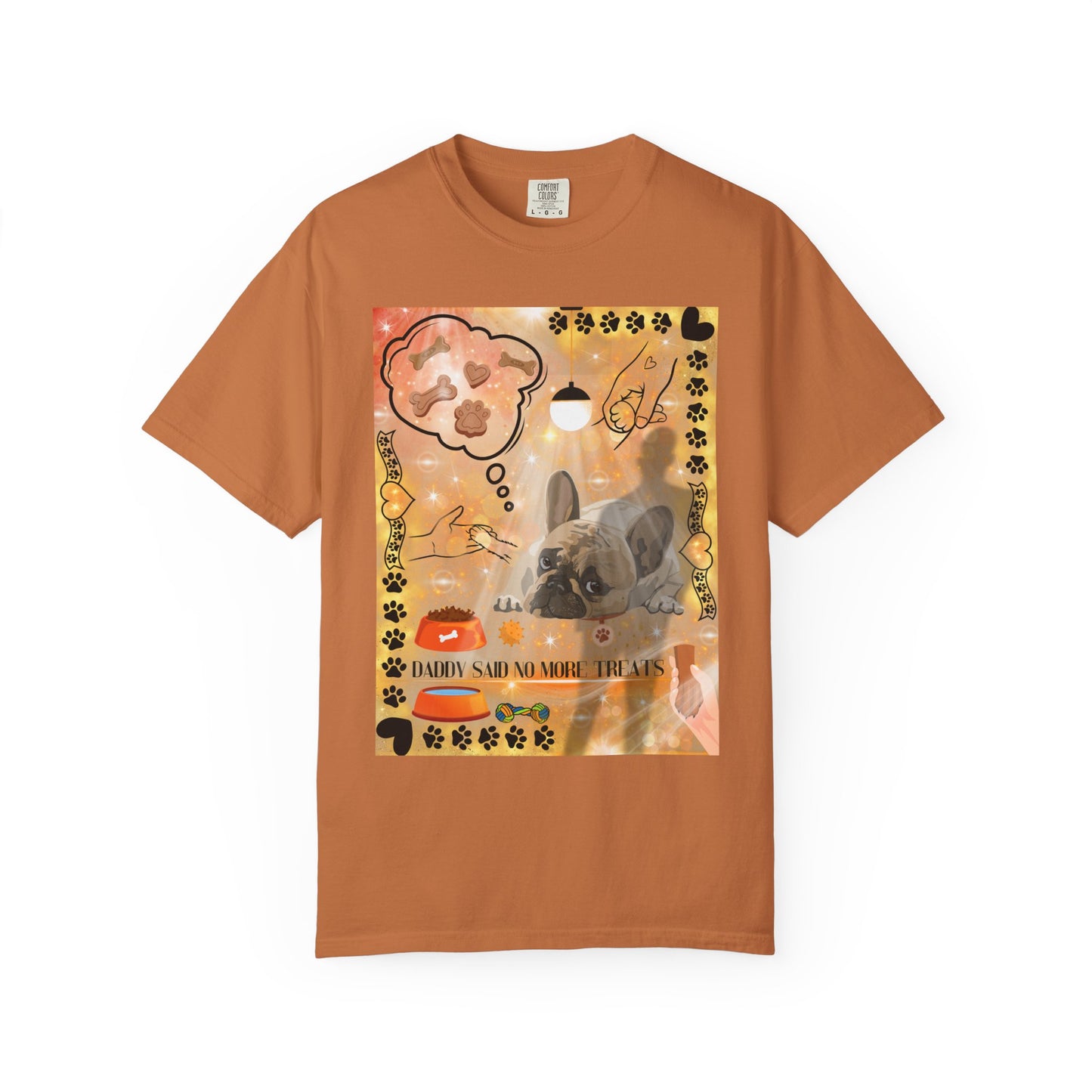 Daddy Said No More Treats Unisex Garment-Dyed T-shirt