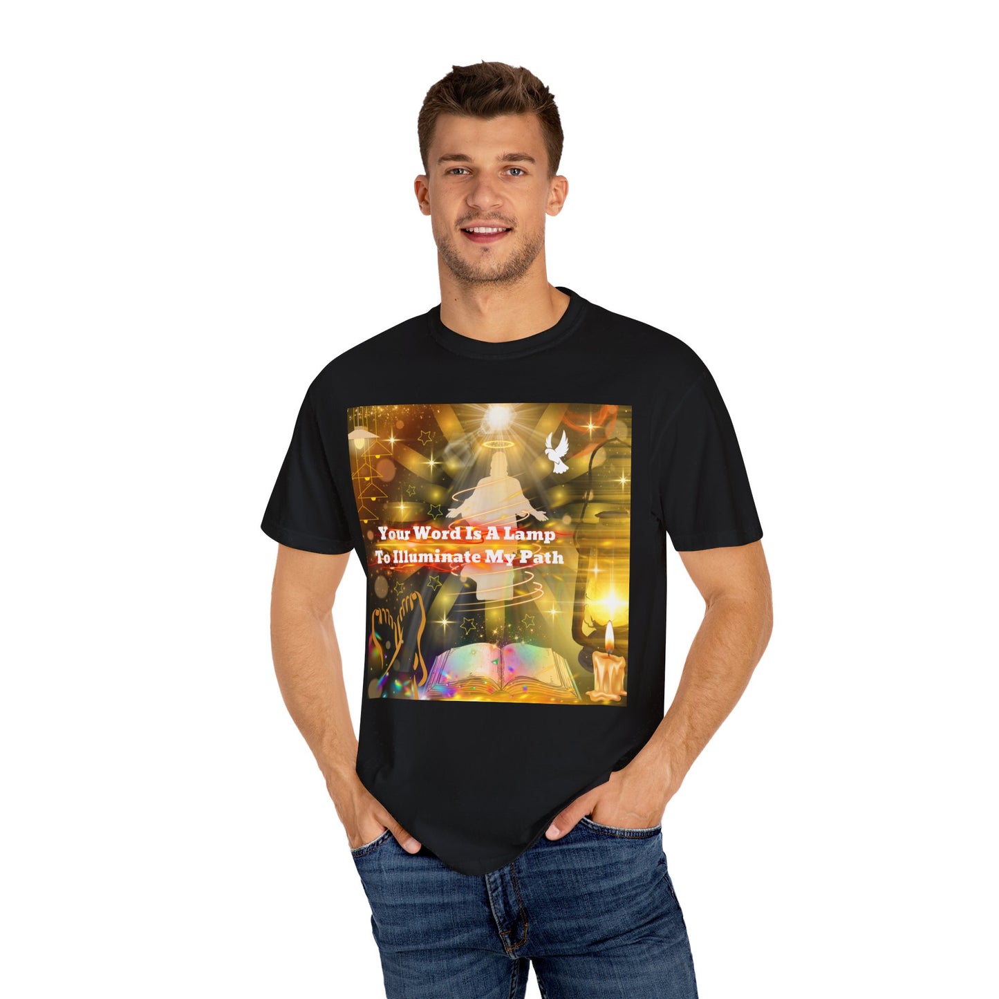 Your Word Unisex Garment-Dyed T-shirt
