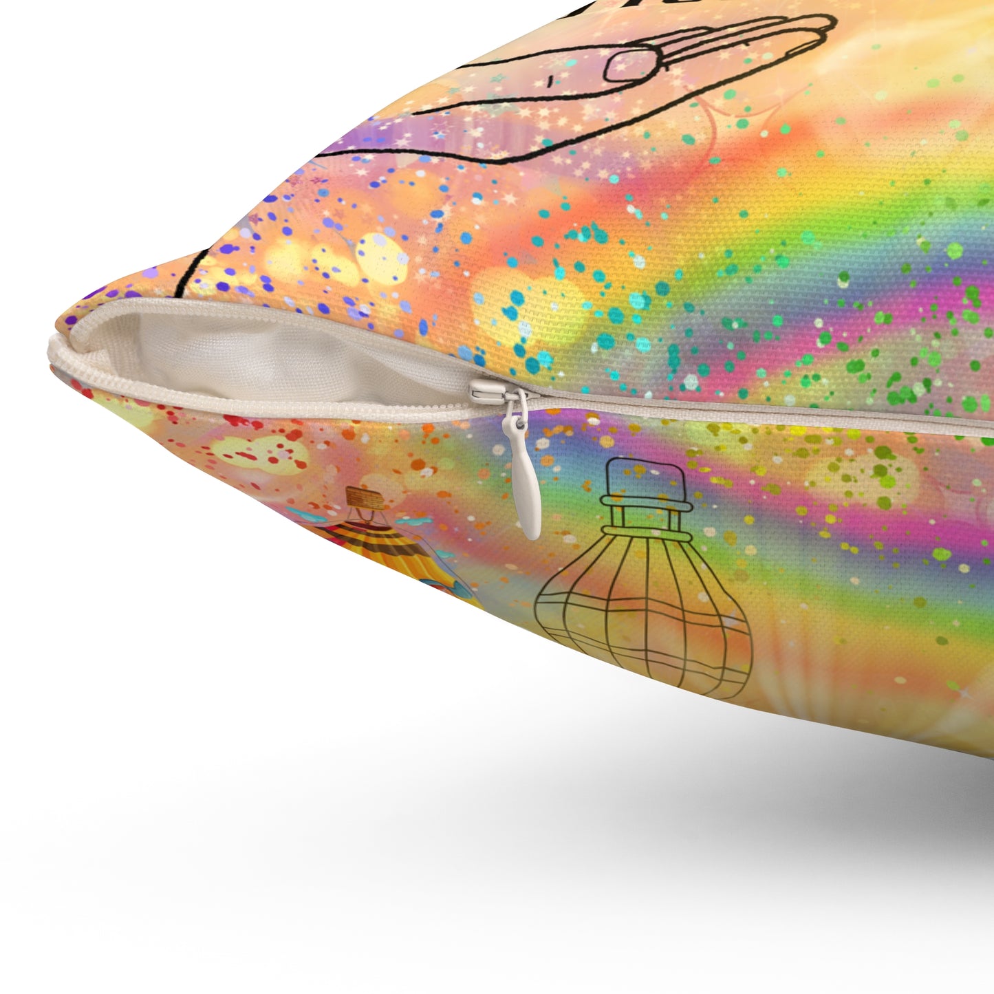 Trust That You Are Ready Spun Polyester Square Pillow