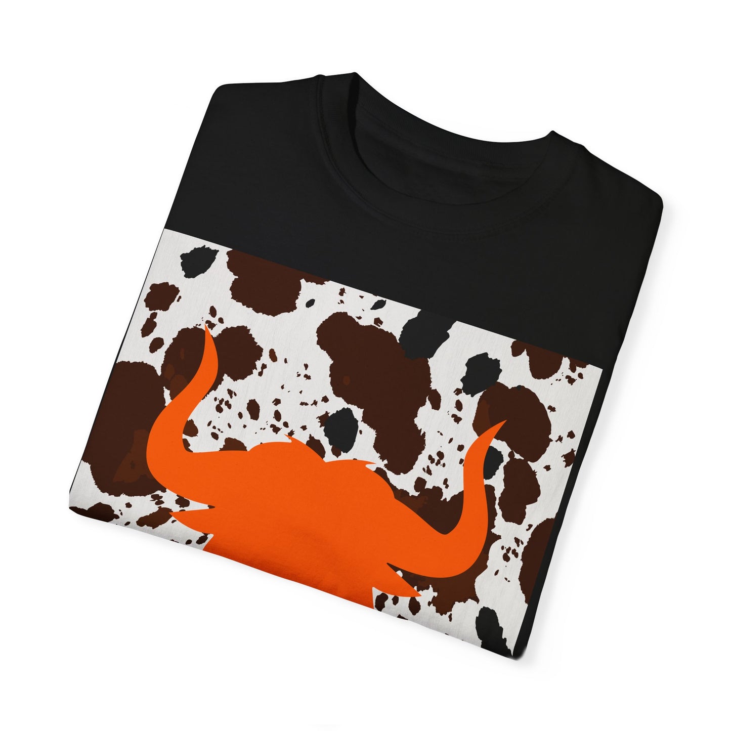 Cow 3 Unisex Garment-Dyed T-shirt