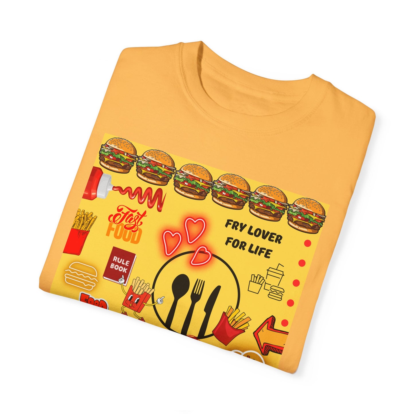 Eat The Fries Unisex Garment-Dyed T-shirt