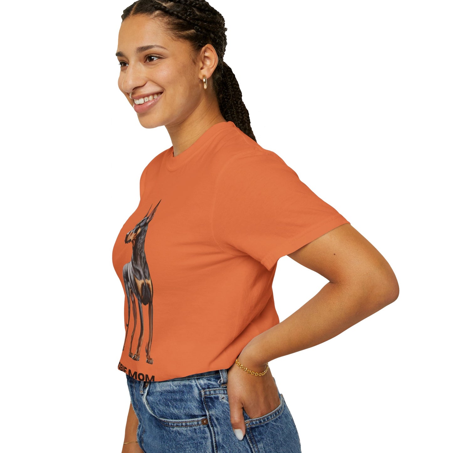 Dobie Mom Unisex Garment-Dyed T-shirt