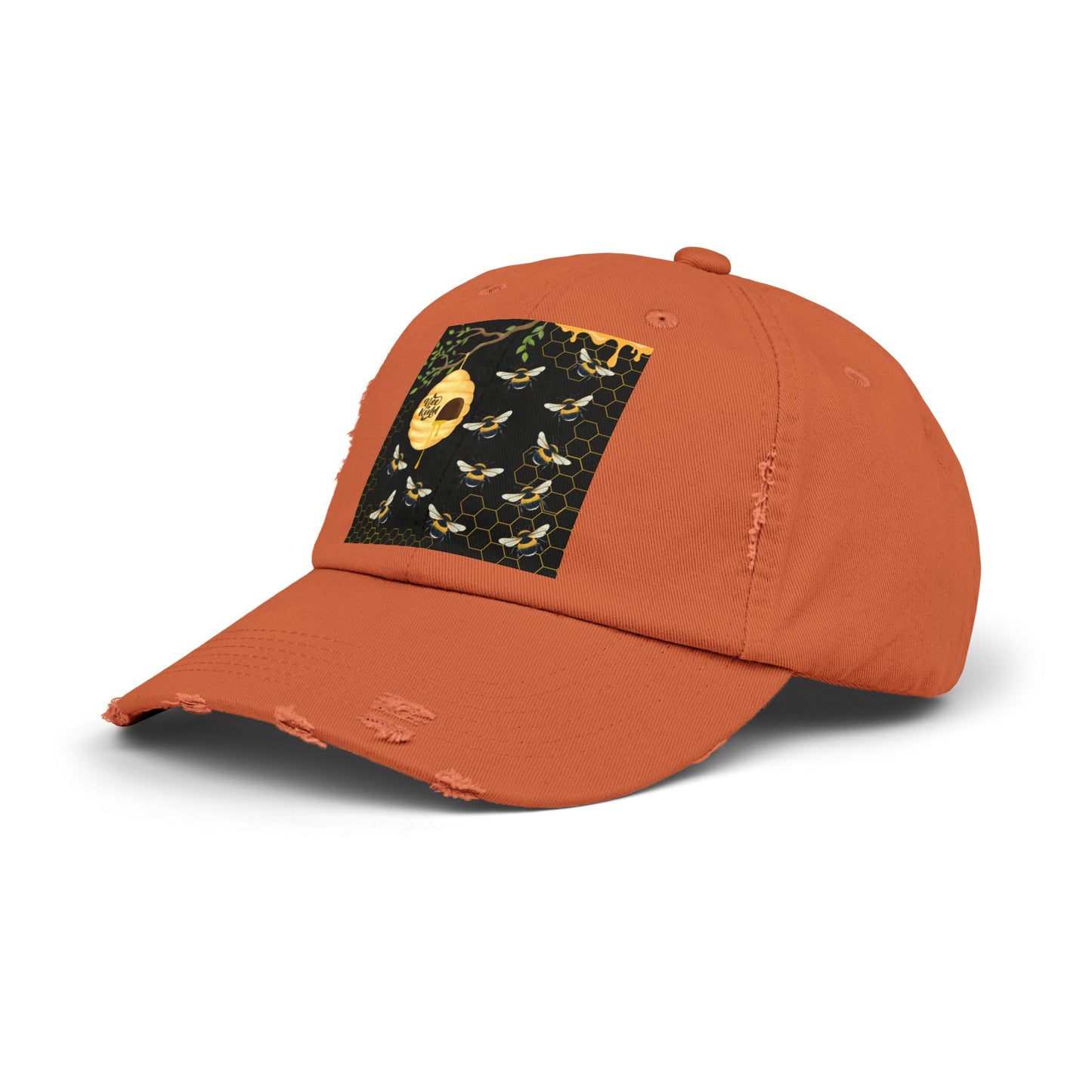 Bee Kind Unisex Distressed Cap