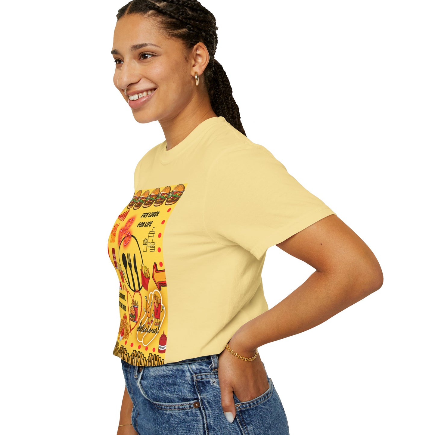 Eat The Fries Unisex Garment-Dyed T-shirt