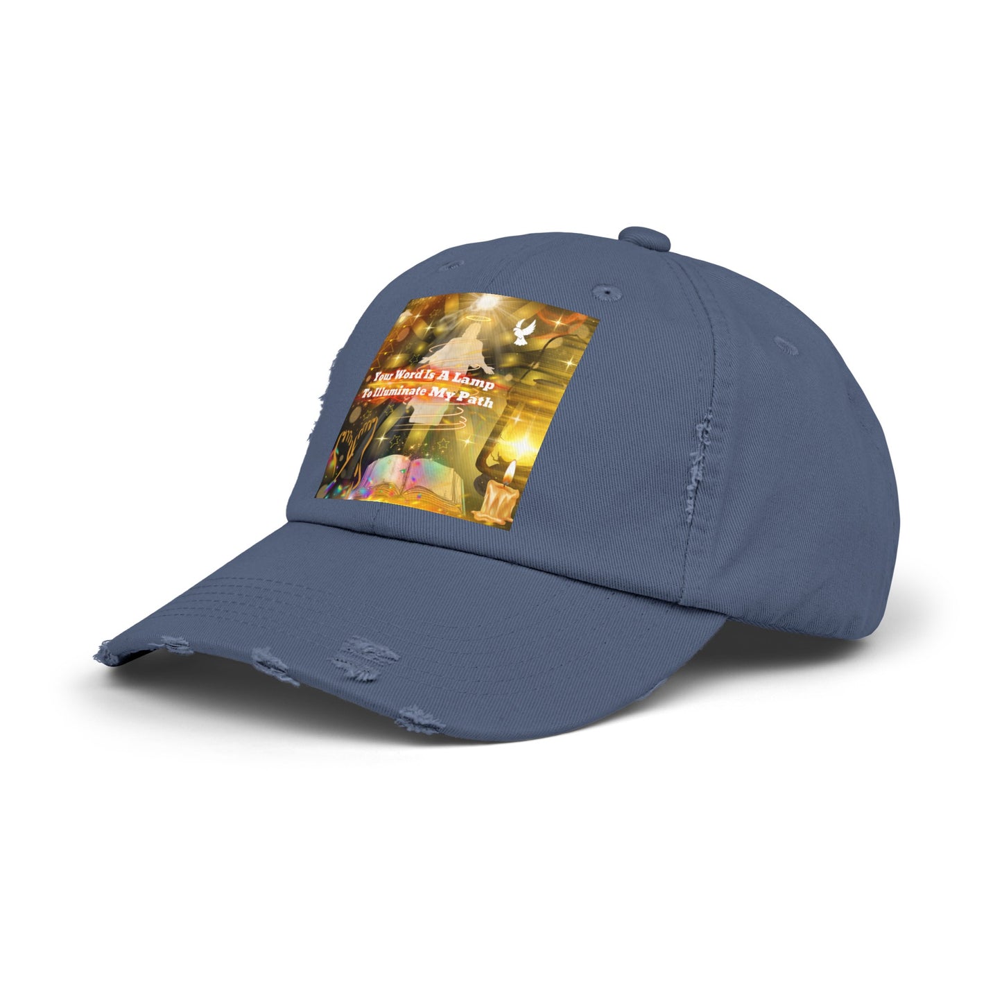 Your Word Unisex Distressed Cap