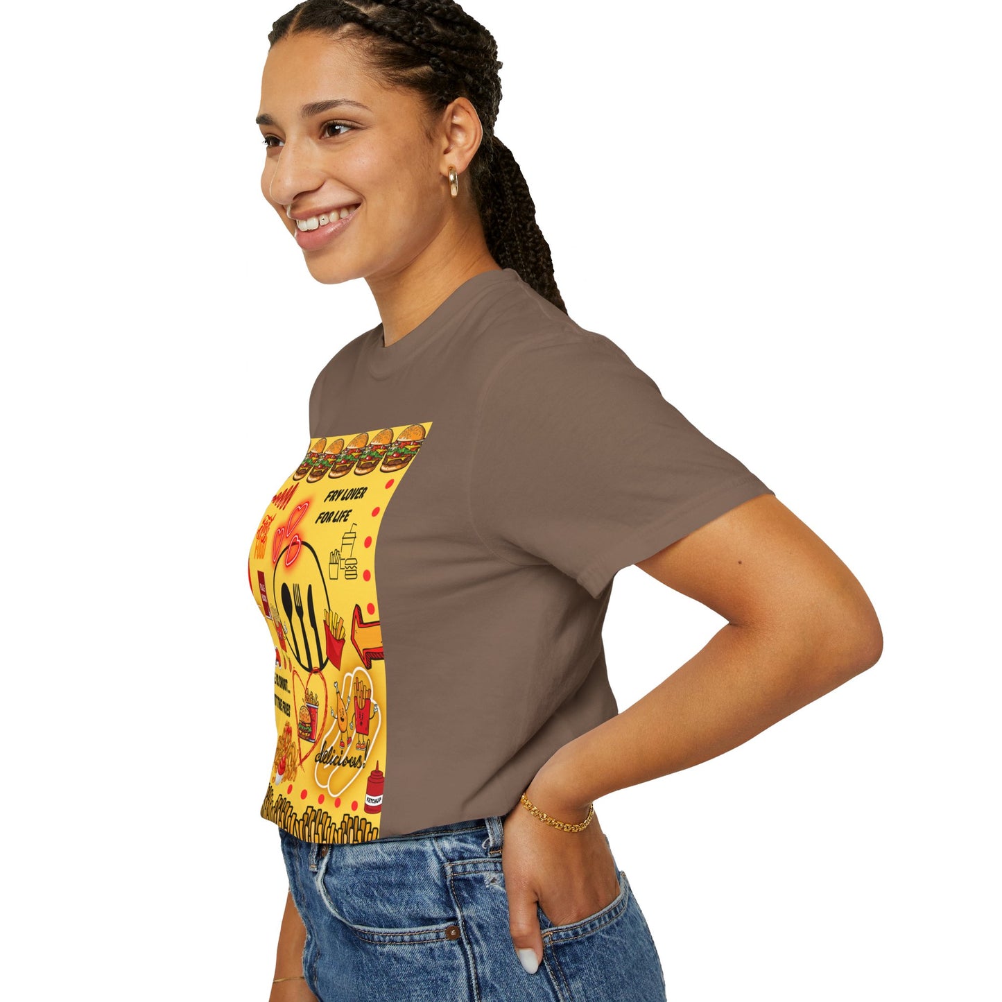 Eat The Fries Unisex Garment-Dyed T-shirt