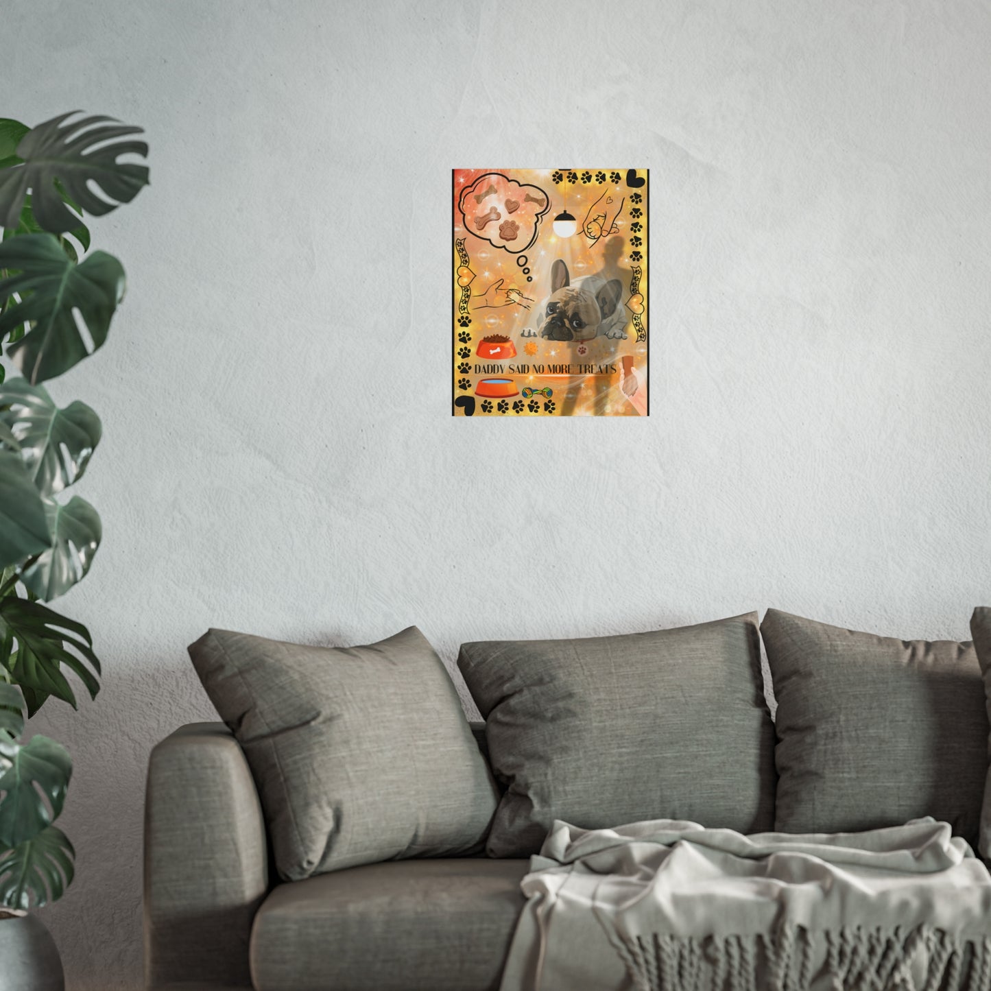 Daddy Said No More Treats Fine Art Poster