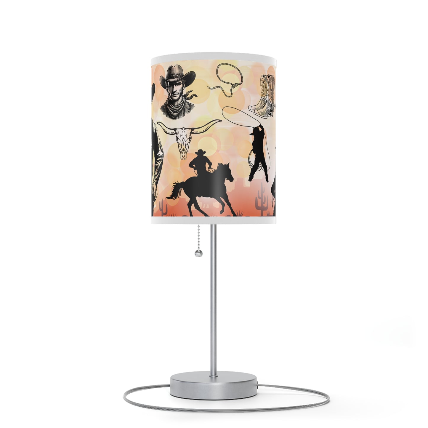 Cowboy Country Lamp on a Stand, US|CA plug