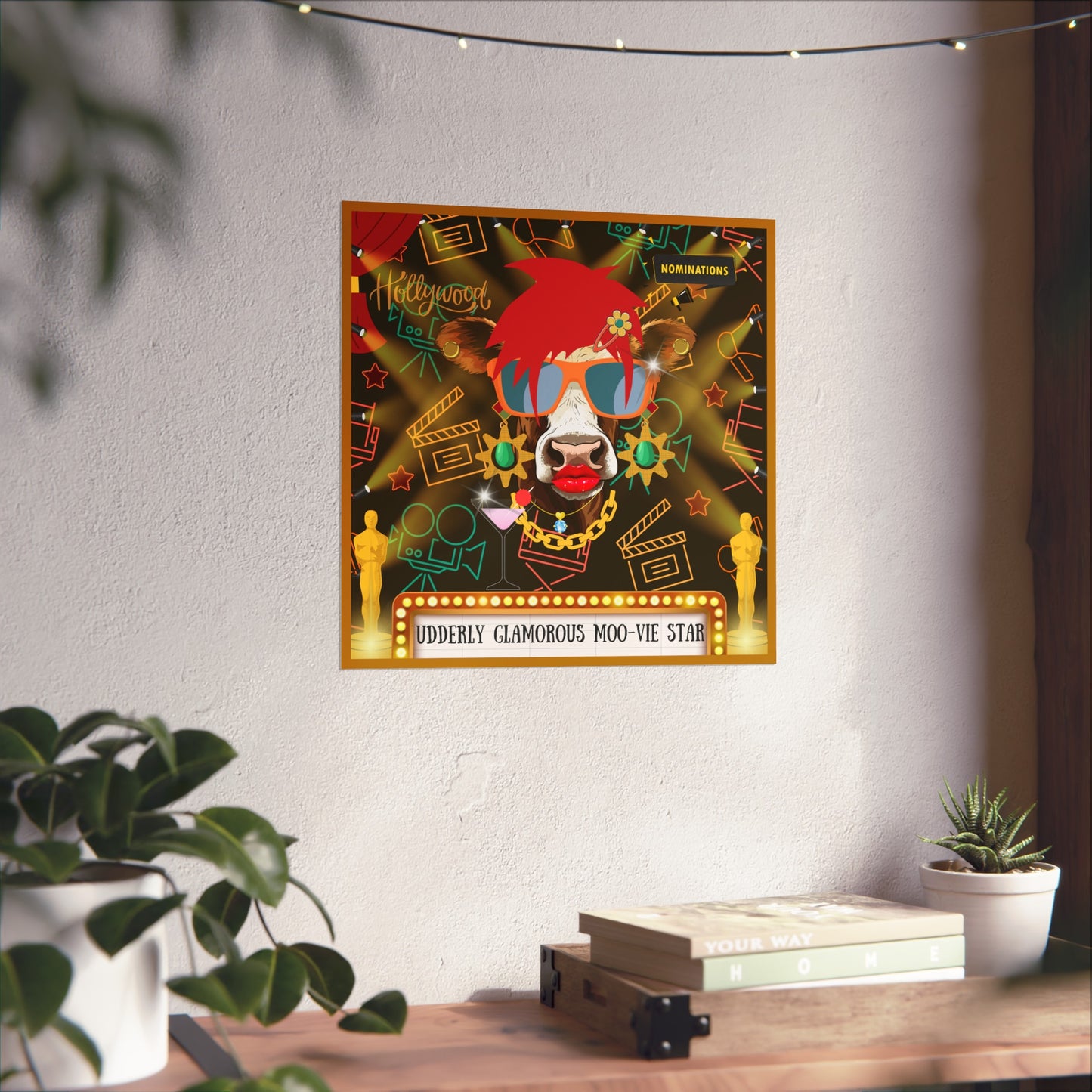 Moo-vie Star Fine Art Posters