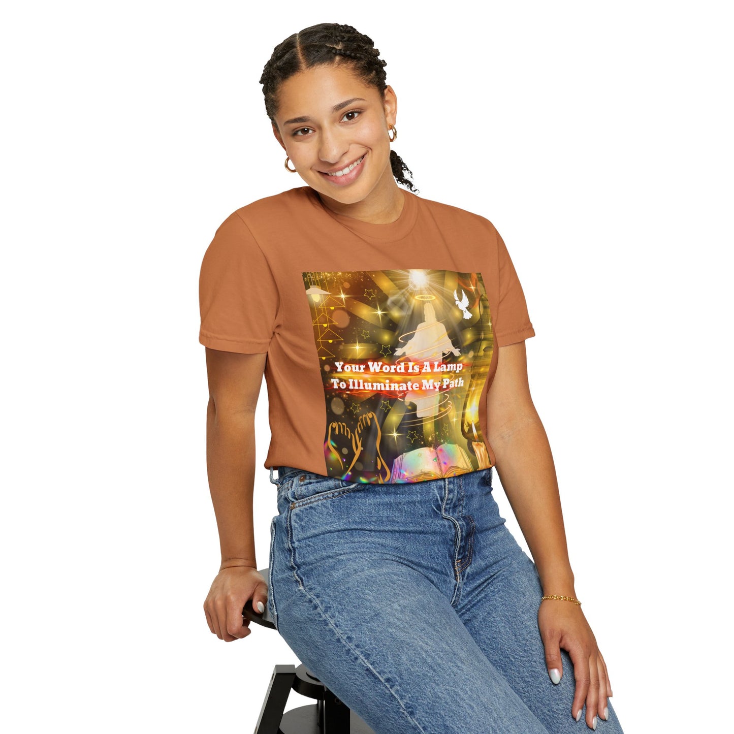 Your Word Unisex Garment-Dyed T-shirt