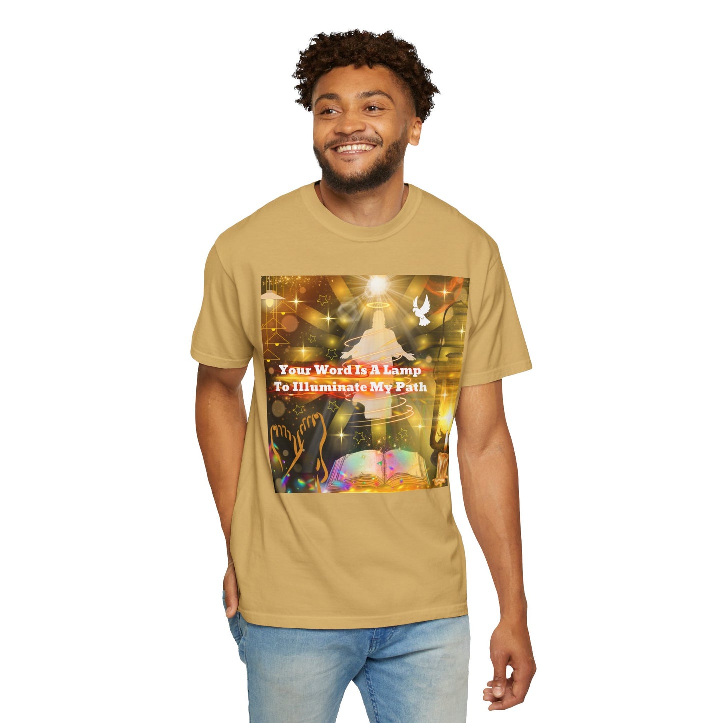 Your Word Unisex Garment-Dyed T-shirt
