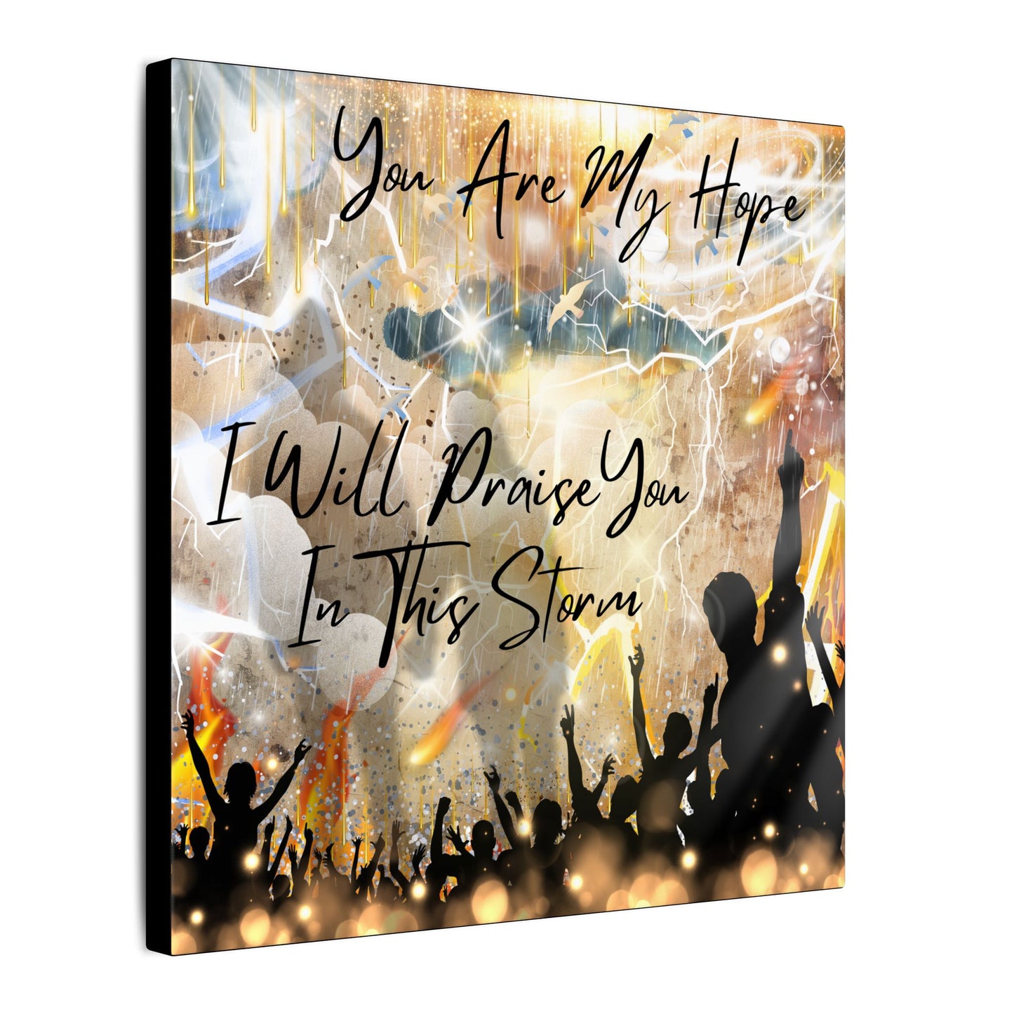 I Will Praise You - Inspirational Canvas Art Print, Faith Decor, Wall Art for Living Room, Uplifting Home Decor, Christian Gift, Praise Wall Hanging
