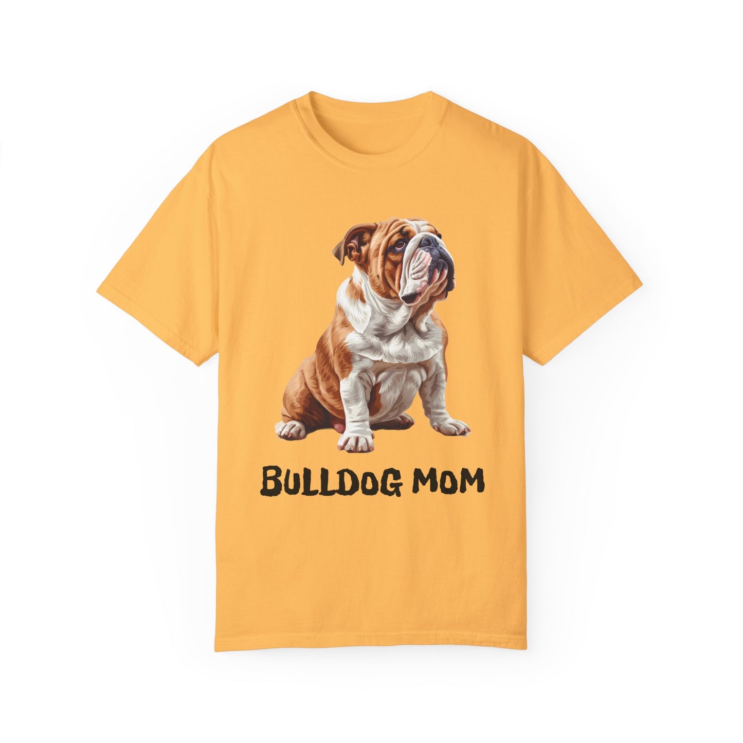 Bulldog Mom Unisex Garment-Dyed T-shirt