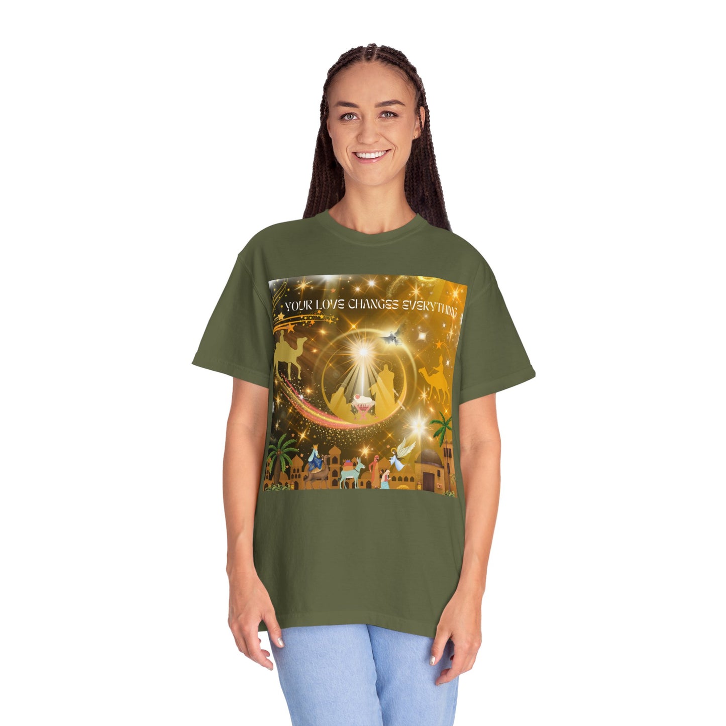 Your Love Changes Everything Unisex Garment-Dyed T-shirt