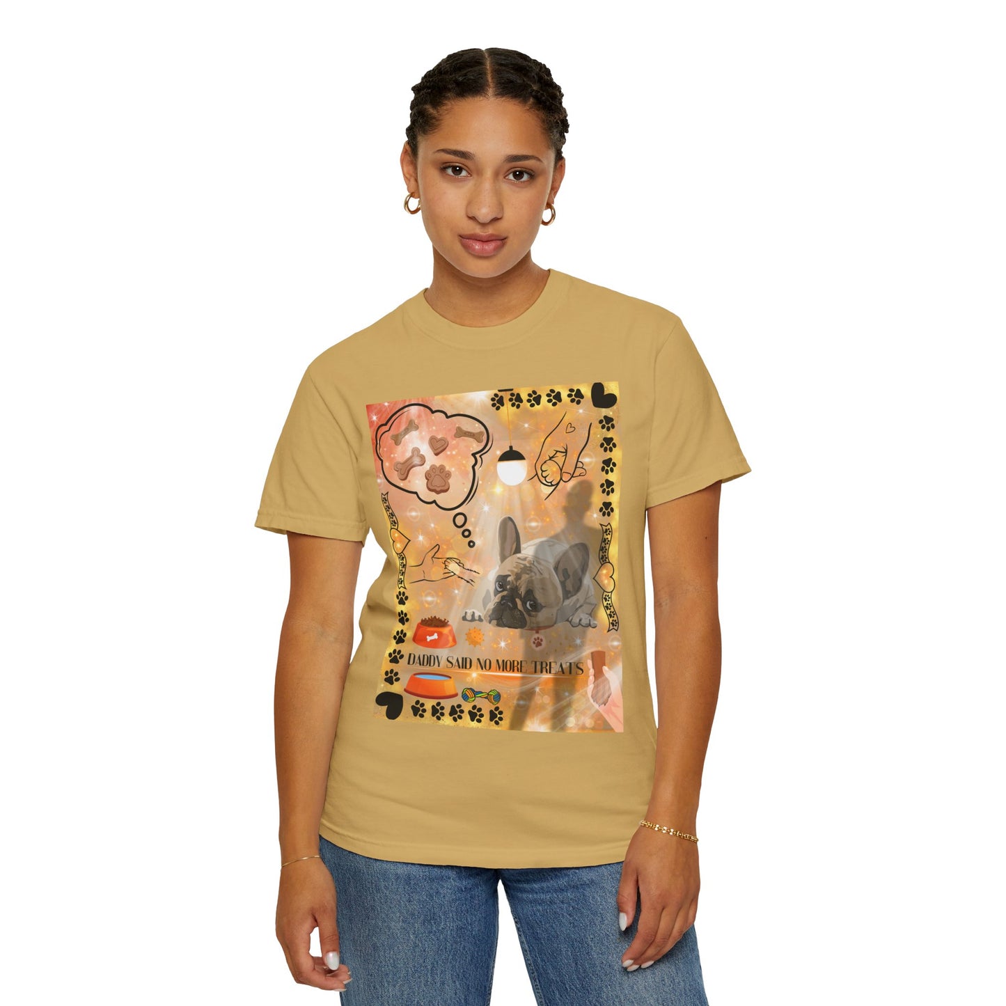 Daddy Said No More Treats Unisex Garment-Dyed T-shirt