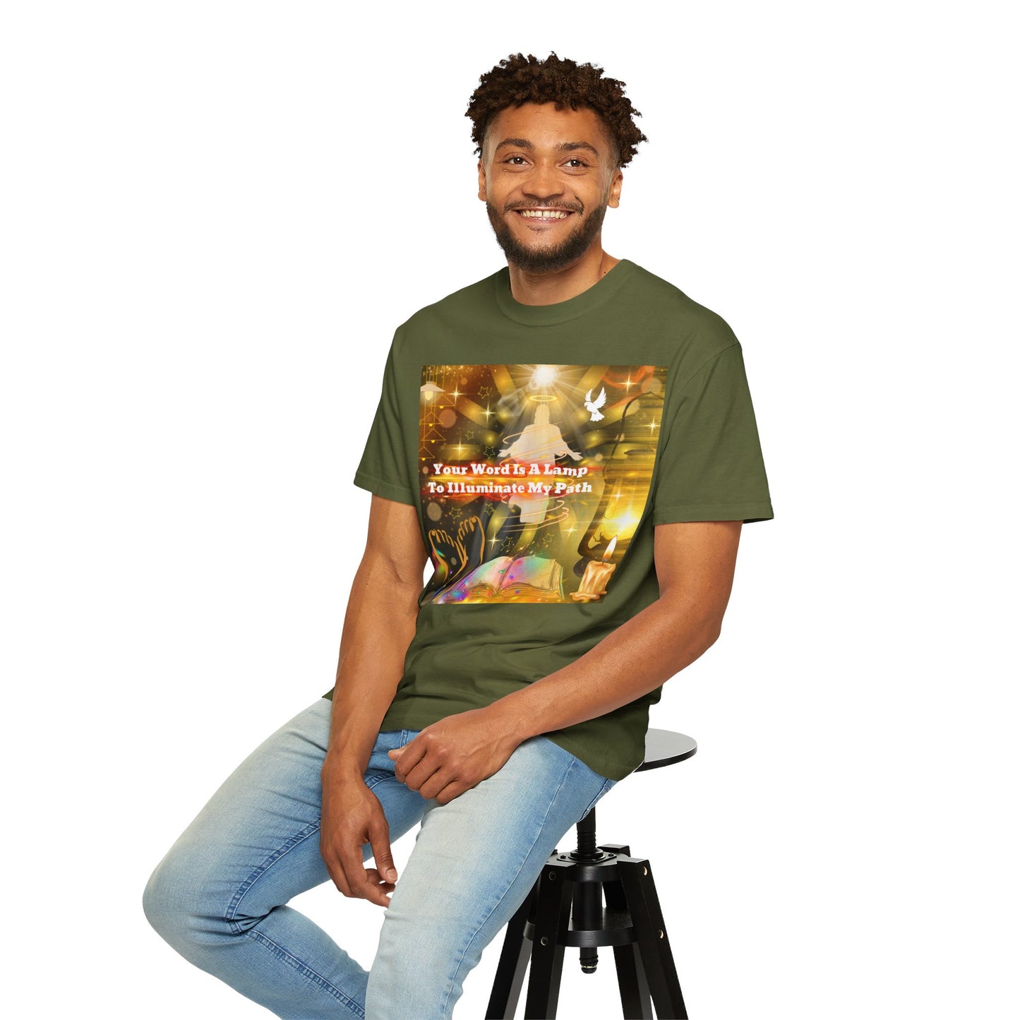 Your Word Unisex Garment-Dyed T-shirt