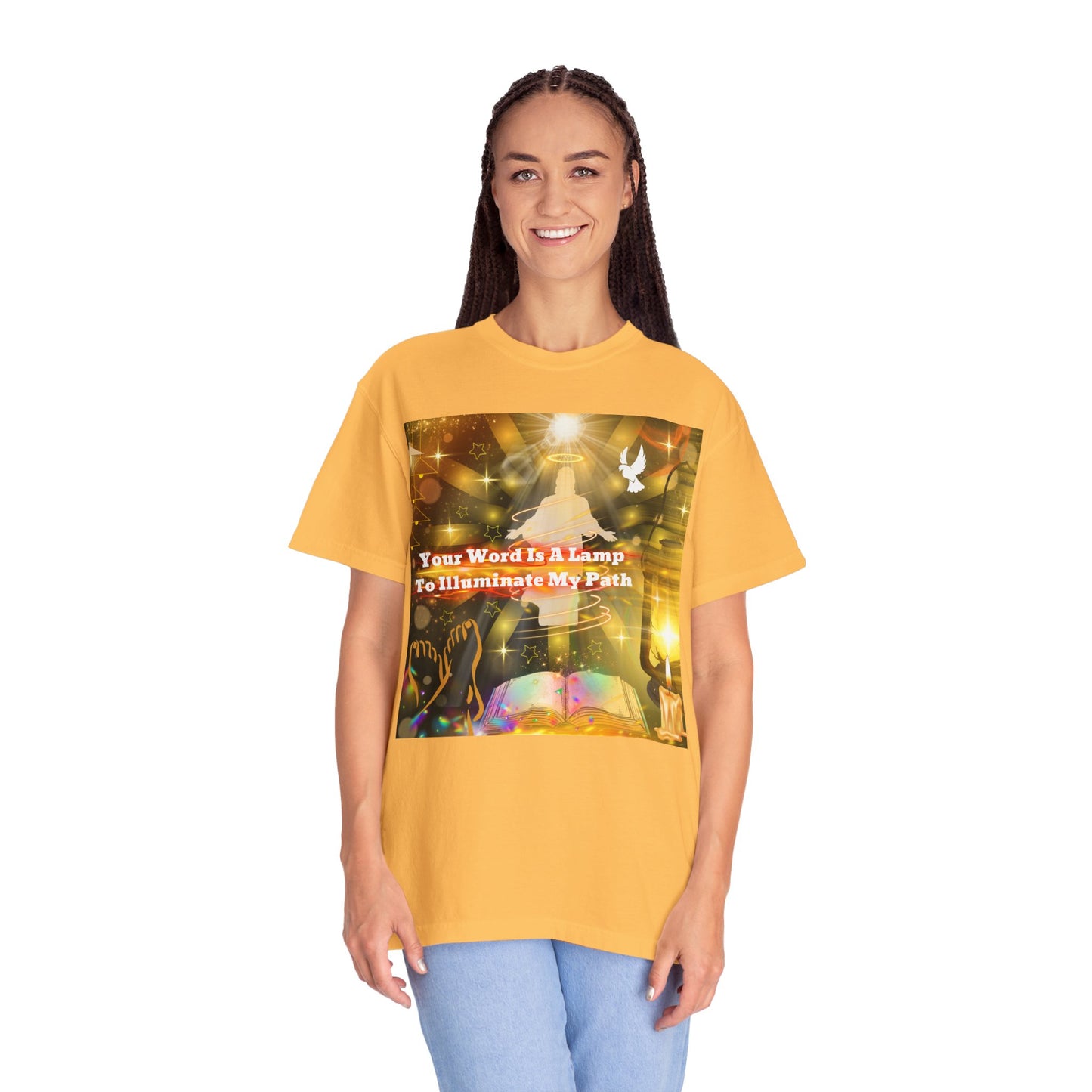 Your Word Unisex Garment-Dyed T-shirt