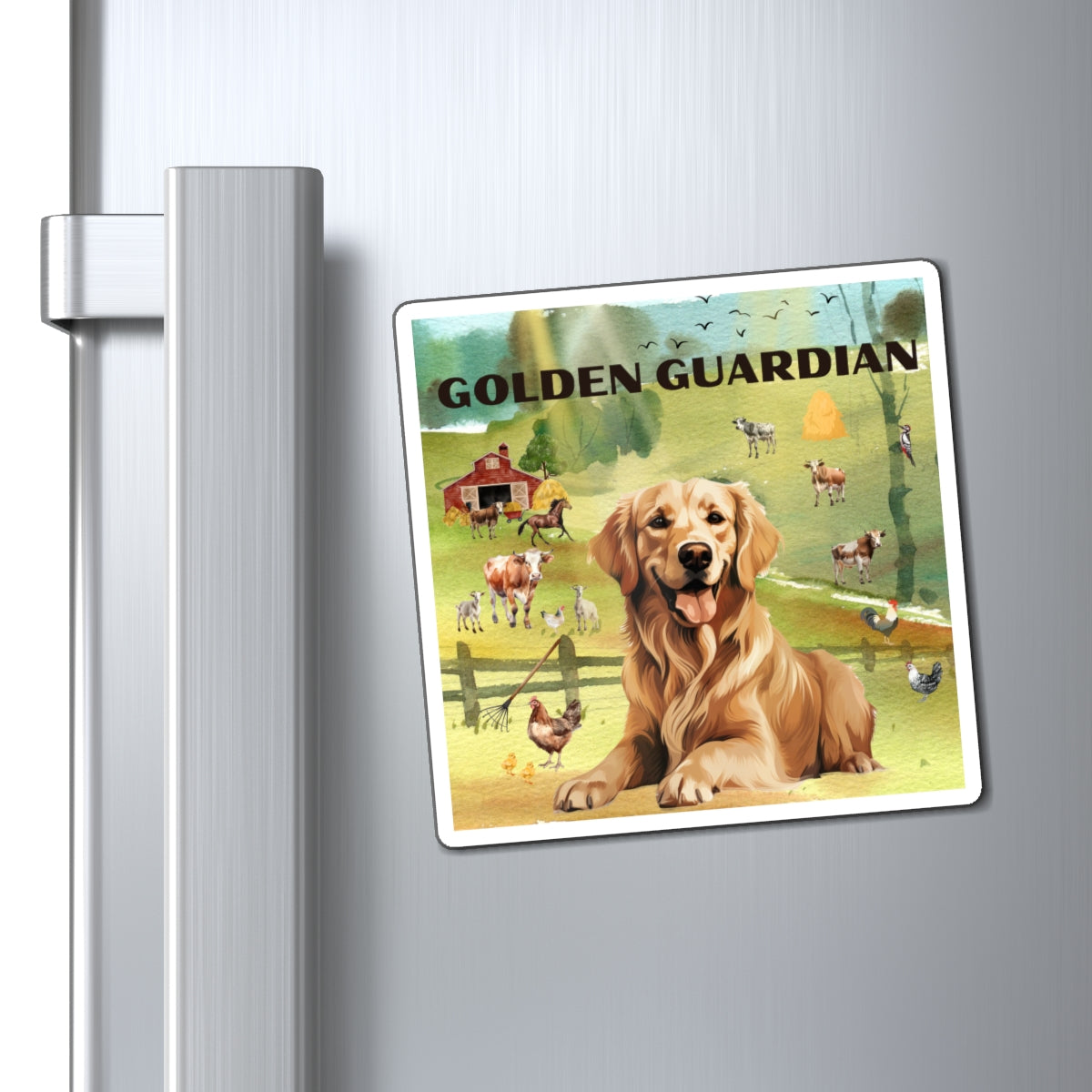 Golden Guardian Magnets