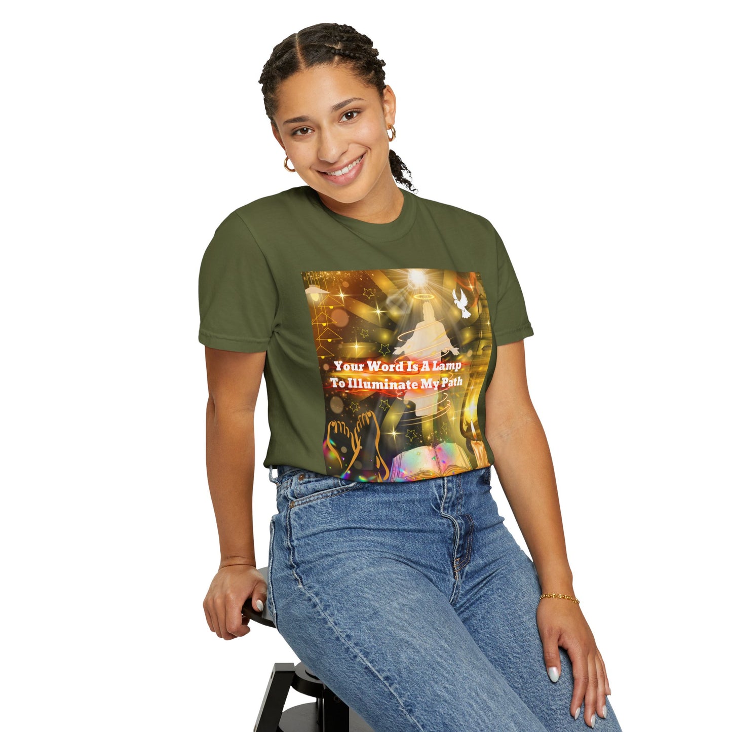 Your Word Unisex Garment-Dyed T-shirt