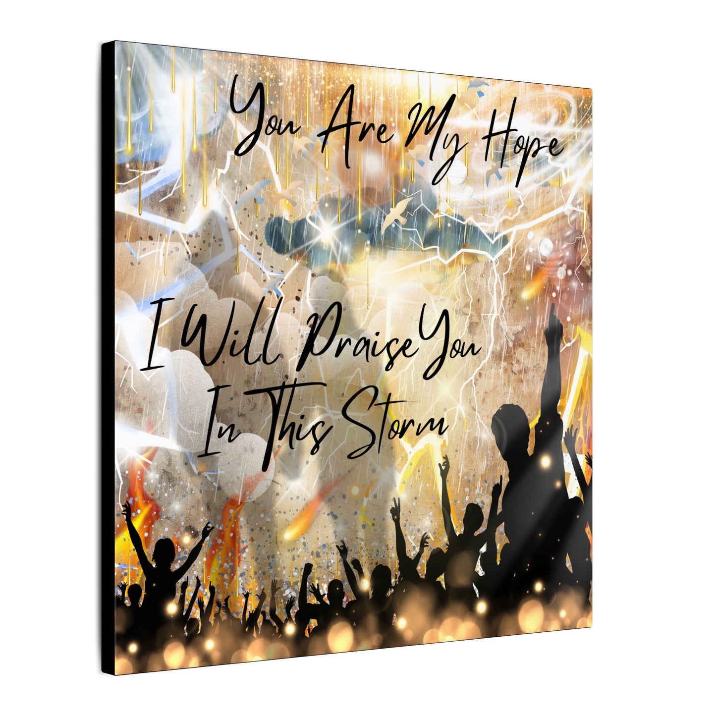 I Will Praise You - Inspirational Canvas Art Print, Faith Decor, Wall Art for Living Room, Uplifting Home Decor, Christian Gift, Praise Wall Hanging