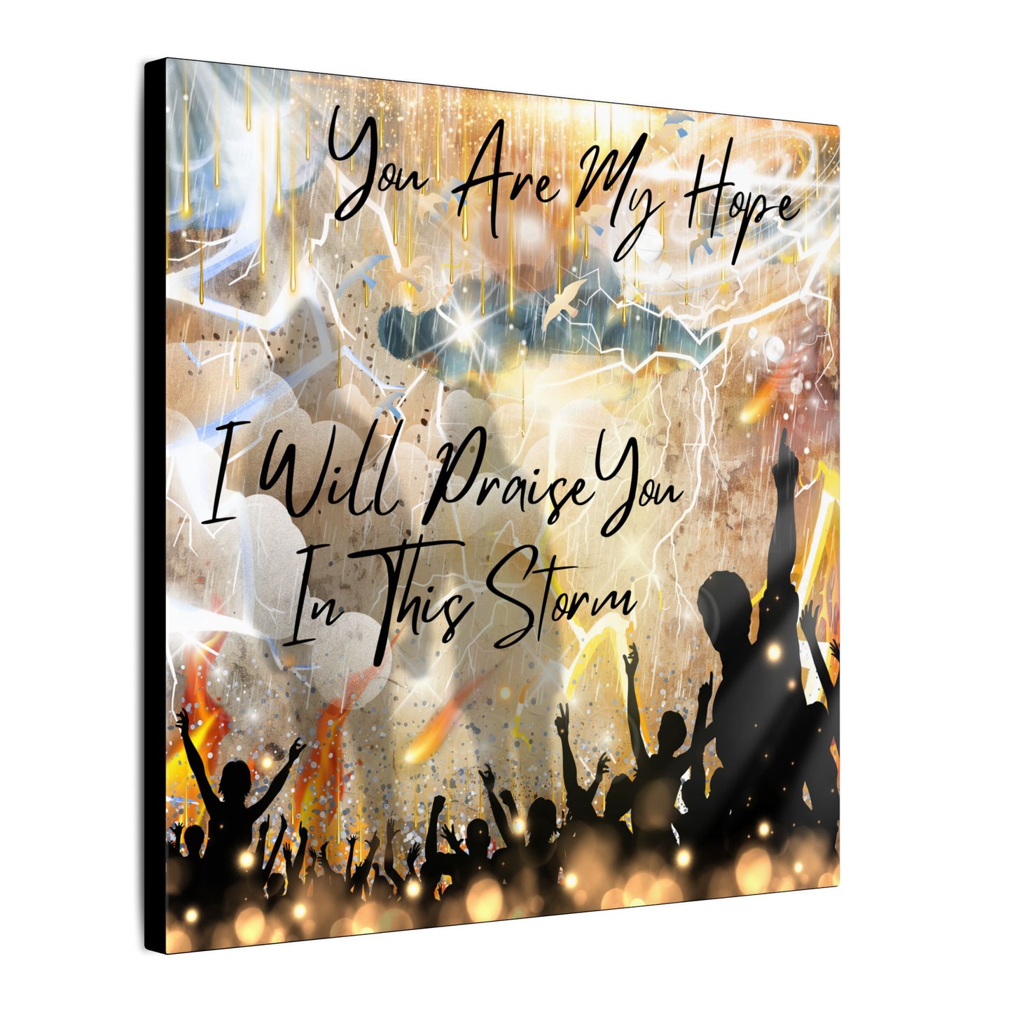 I Will Praise You - Inspirational Canvas Art Print, Faith Decor, Wall Art for Living Room, Uplifting Home Decor, Christian Gift, Praise Wall Hanging