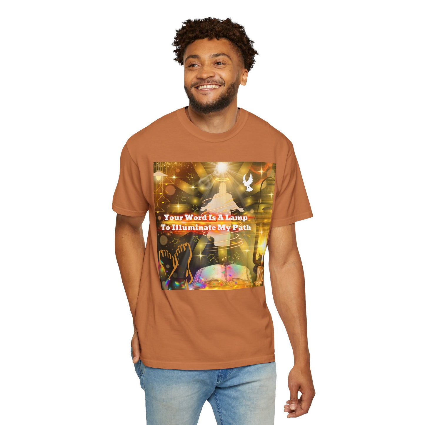 Your Word Unisex Garment-Dyed T-shirt