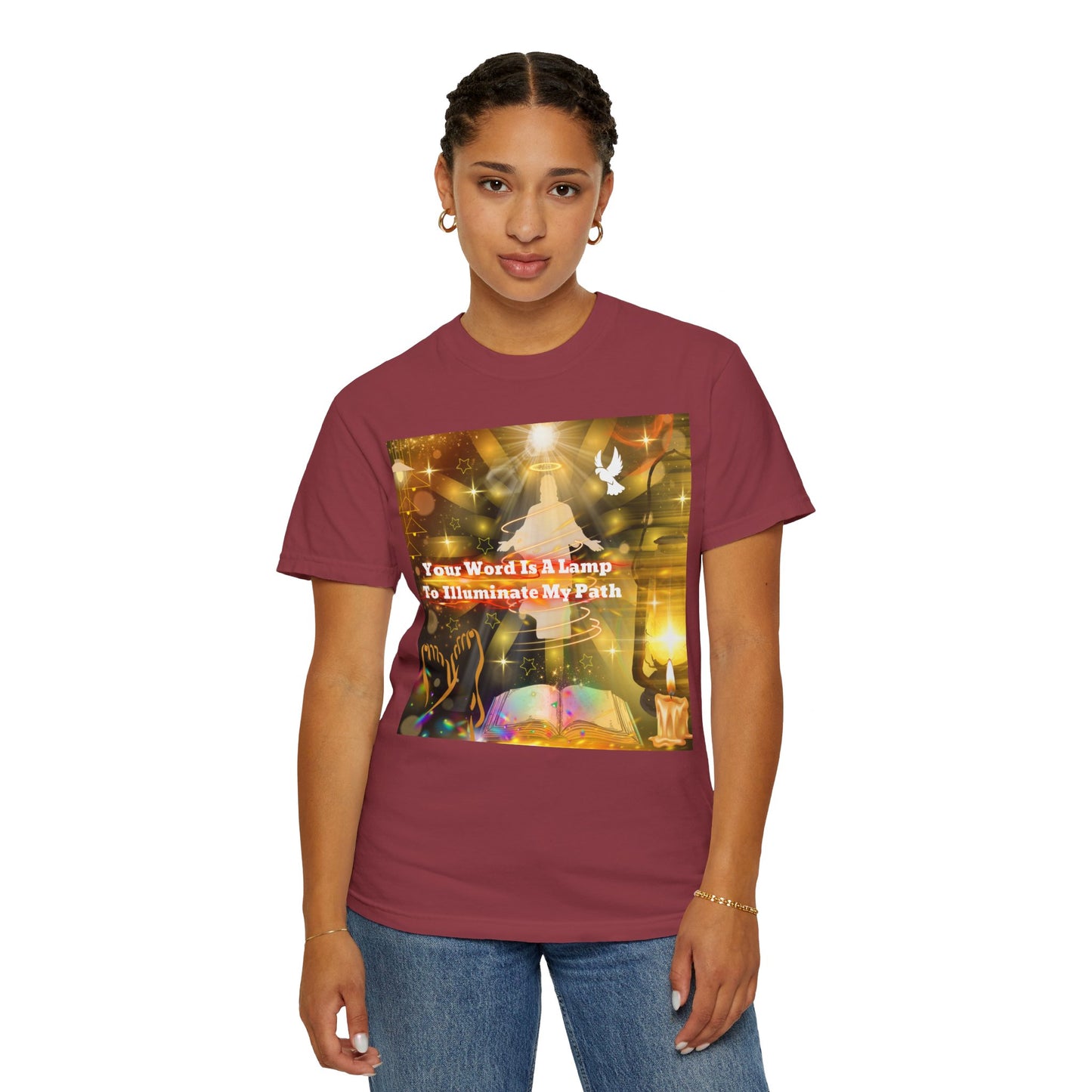 Your Word Unisex Garment-Dyed T-shirt