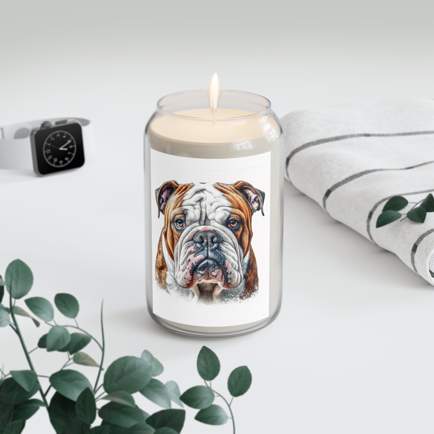 English Bulldog Scented Candle, 13.75oz
