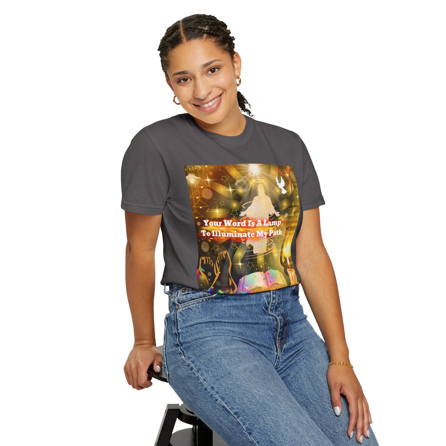 Your Word Unisex Garment-Dyed T-shirt